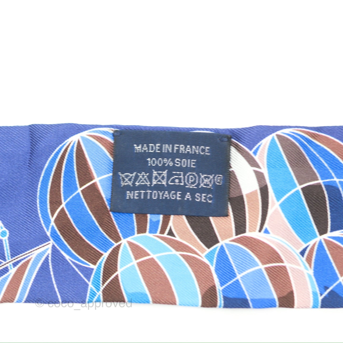 Hermes 'Les Folies du Ciel' Silk Twilly
