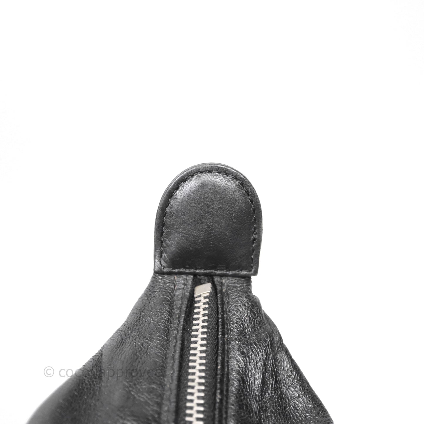 Chanel Vintage Quilted Kelly Waffle Bag Silver Hardware