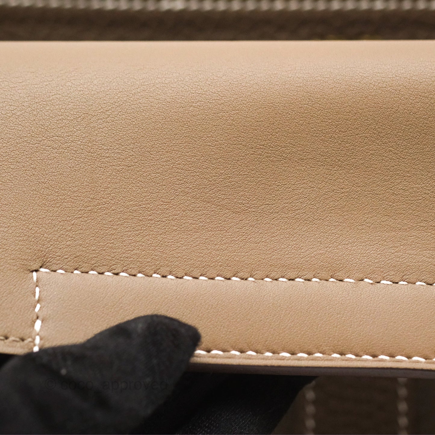Hermès Halzan 31 Etoupe Clemence Gold Hardware