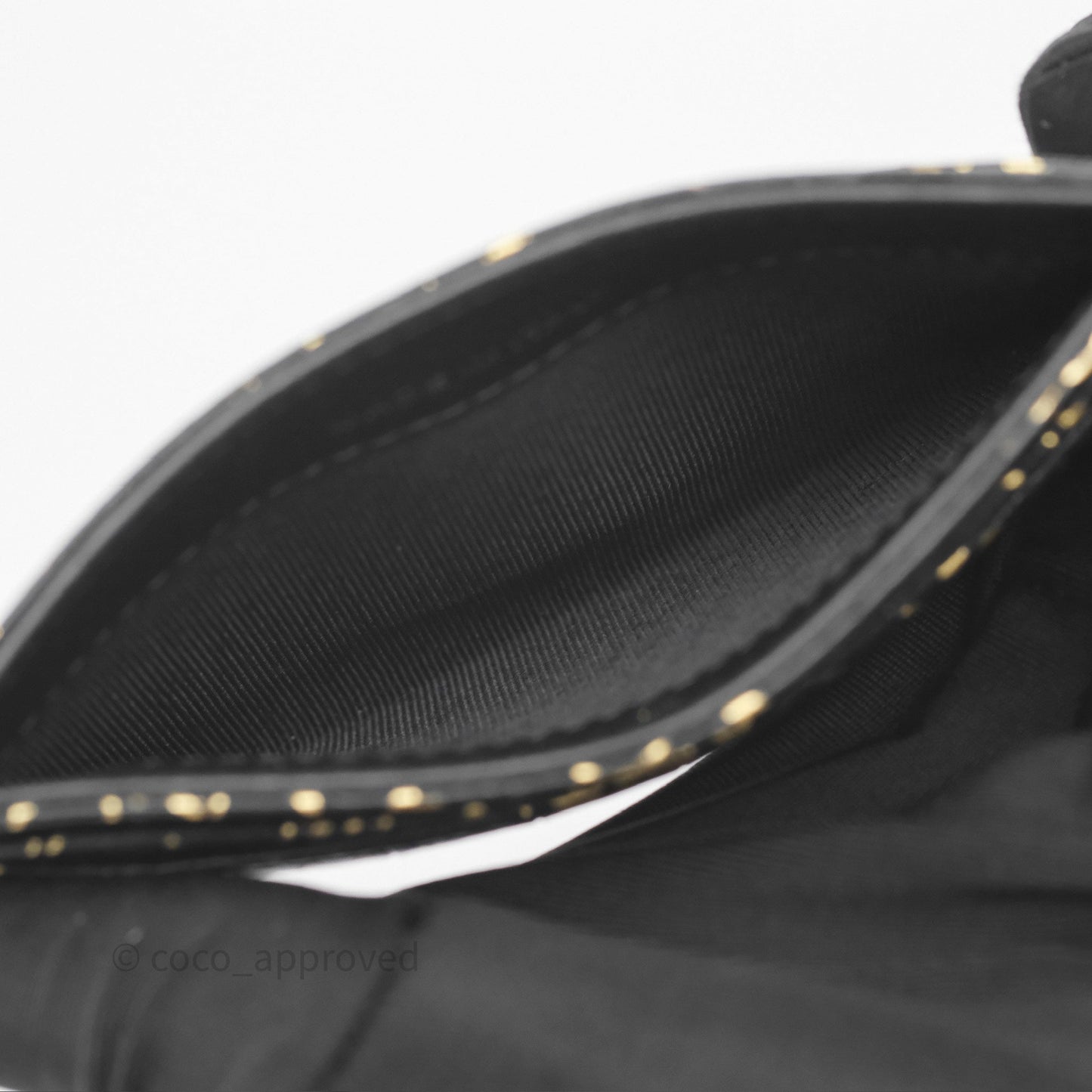 Chanel Graffiti 2.55 Reissue Flat Card Holder Black/ Gold Crocodile Embossed