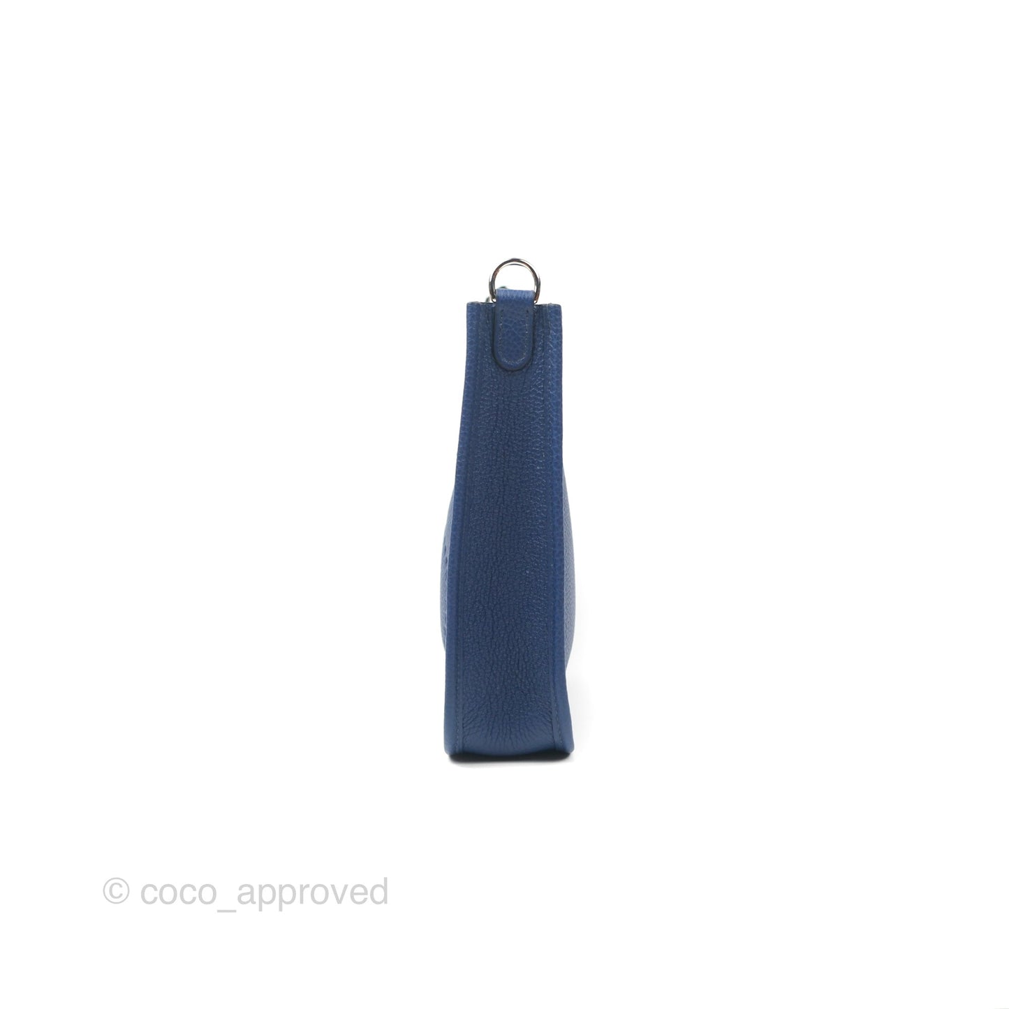 Hermès Mini Evelyne 16 Bleu Saphir Taurillon Maurice Sangle Flipperball Palladium Hardware
