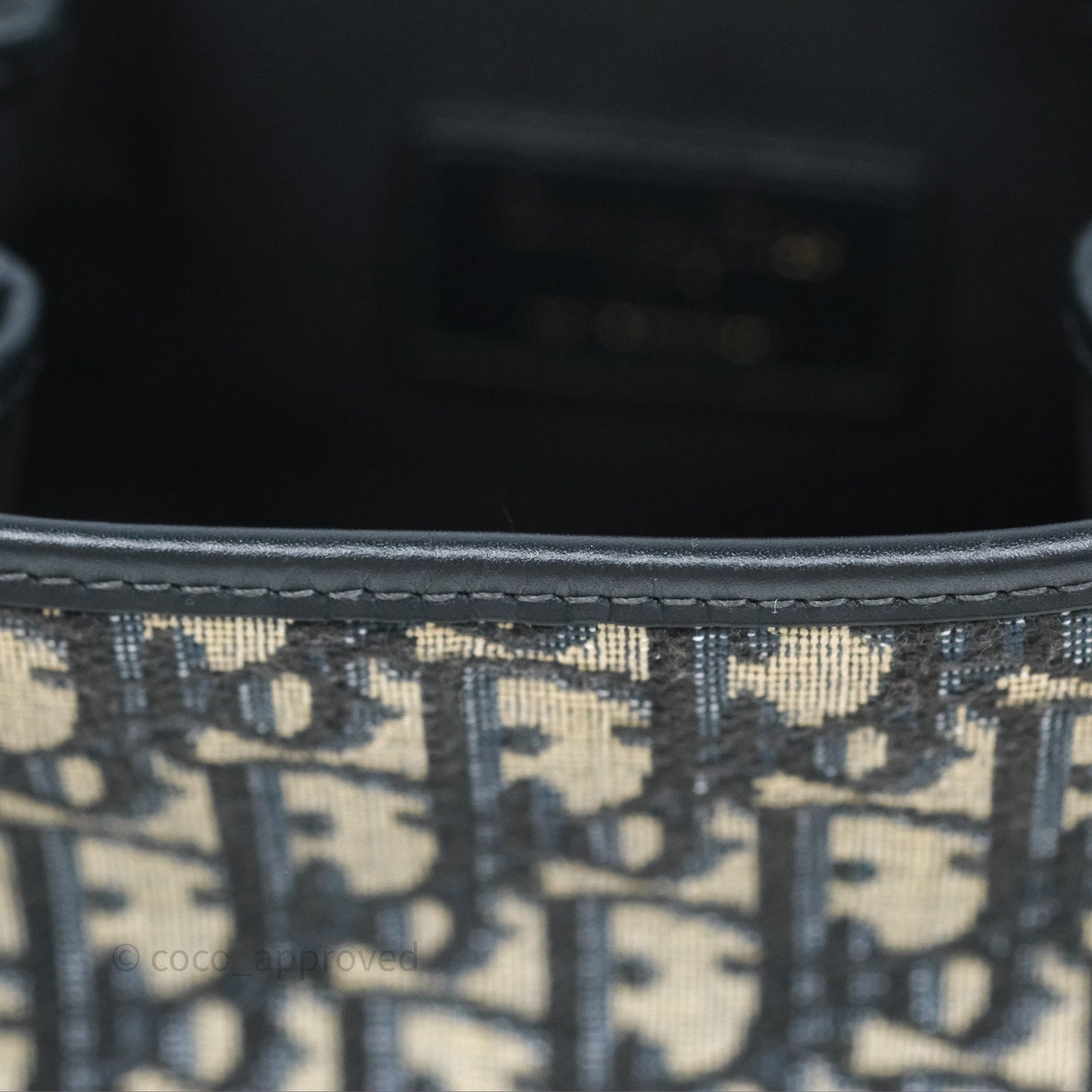 Christian Dior Medium O C'est Dior Bucket Bag Blue Dior Oblique Jacquard