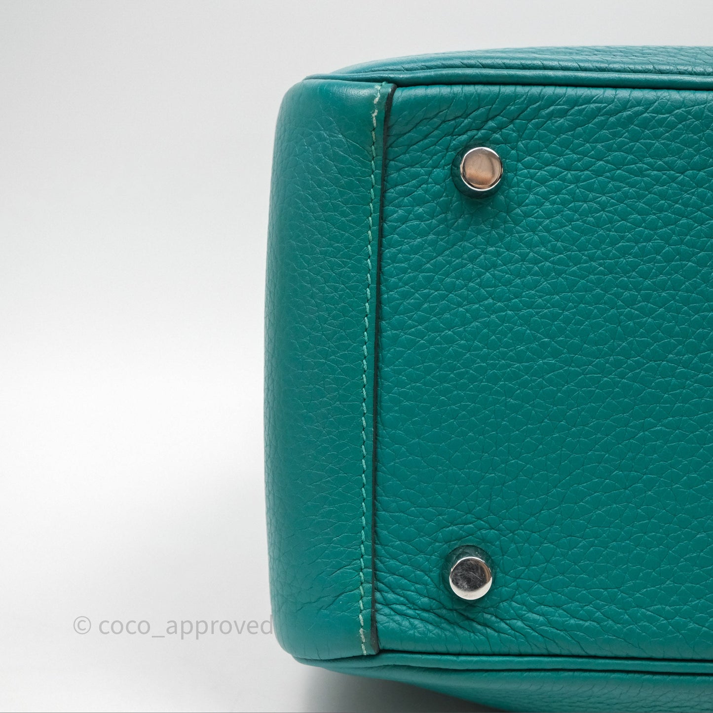 Hermès Lindy 26 Vert Verone U1 Clemence Palladium Hardware