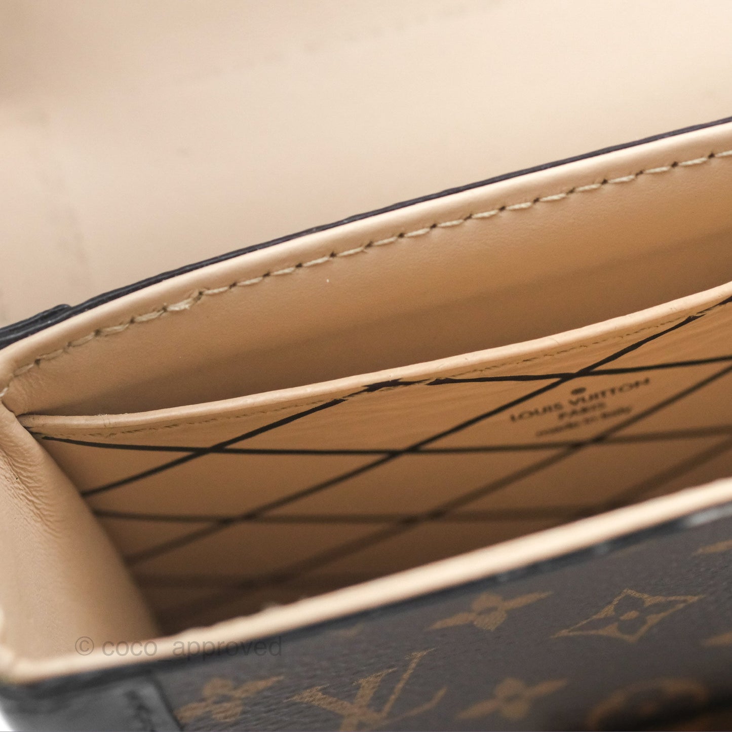 Louis Vuitton Monogram Vertical Trunk Pochette