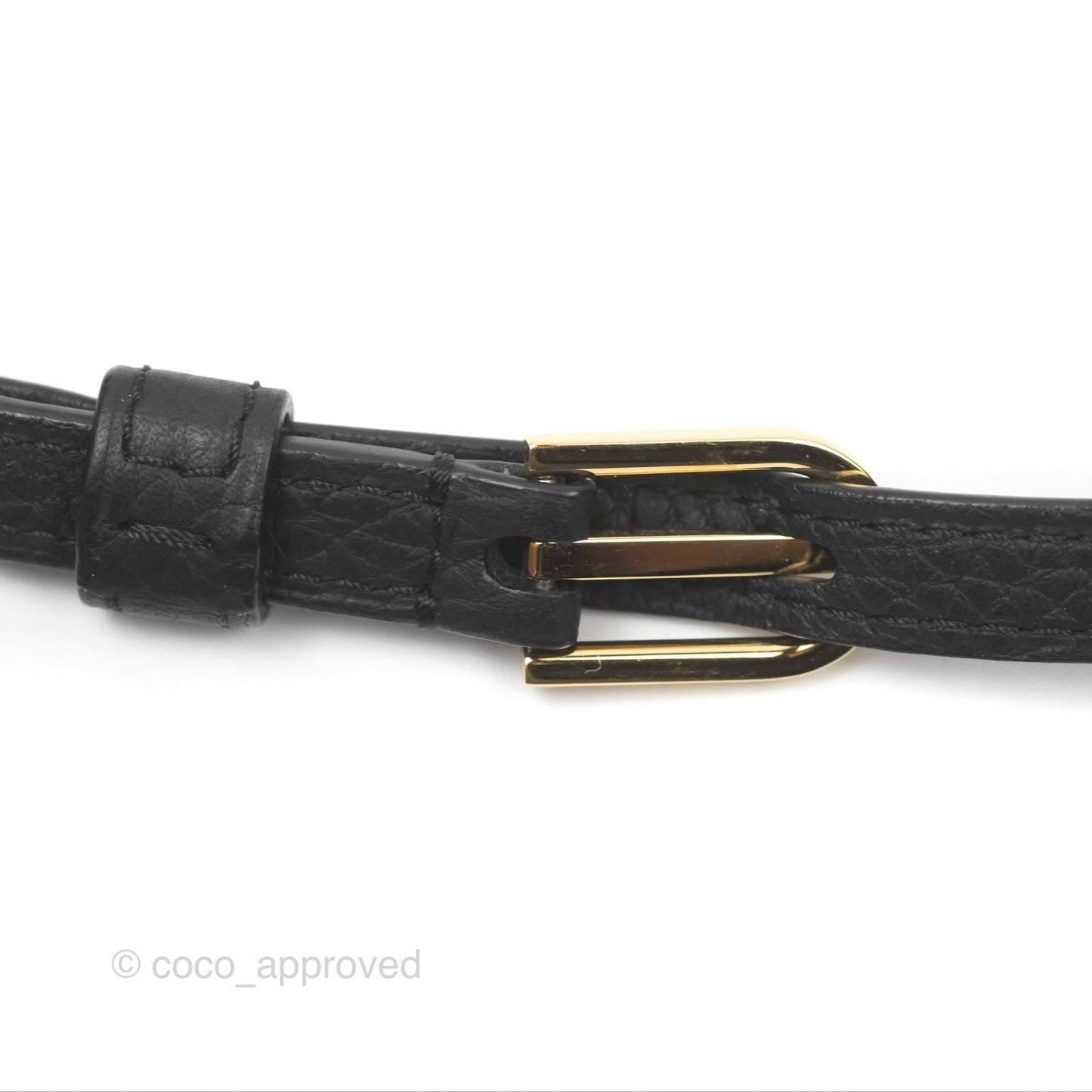 Delvaux Cool Box Nano Taurillon Soft Grained Calfskin Black Gold Hardware