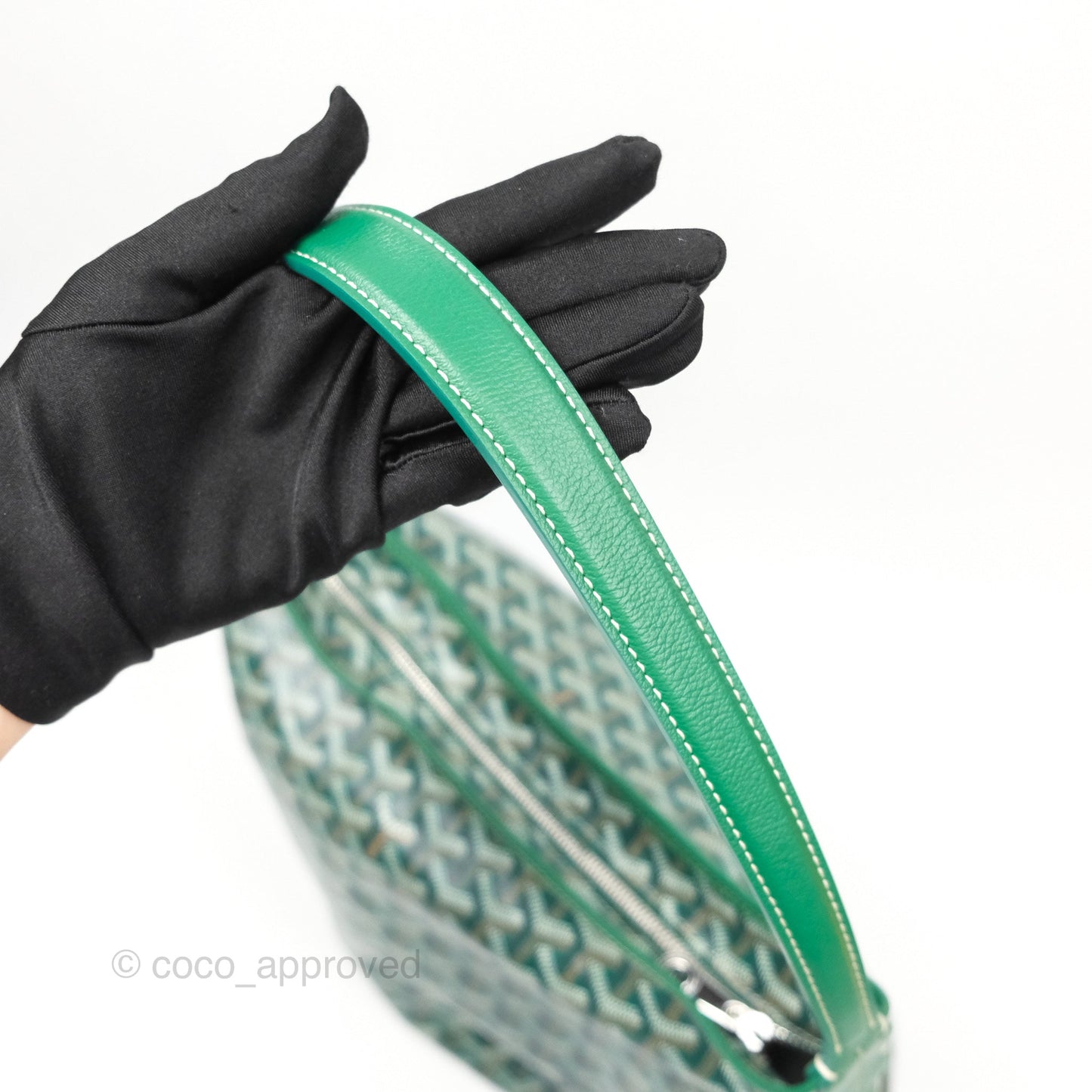 Goyard Bohème Hobo Bag Green Goyardine Canvas