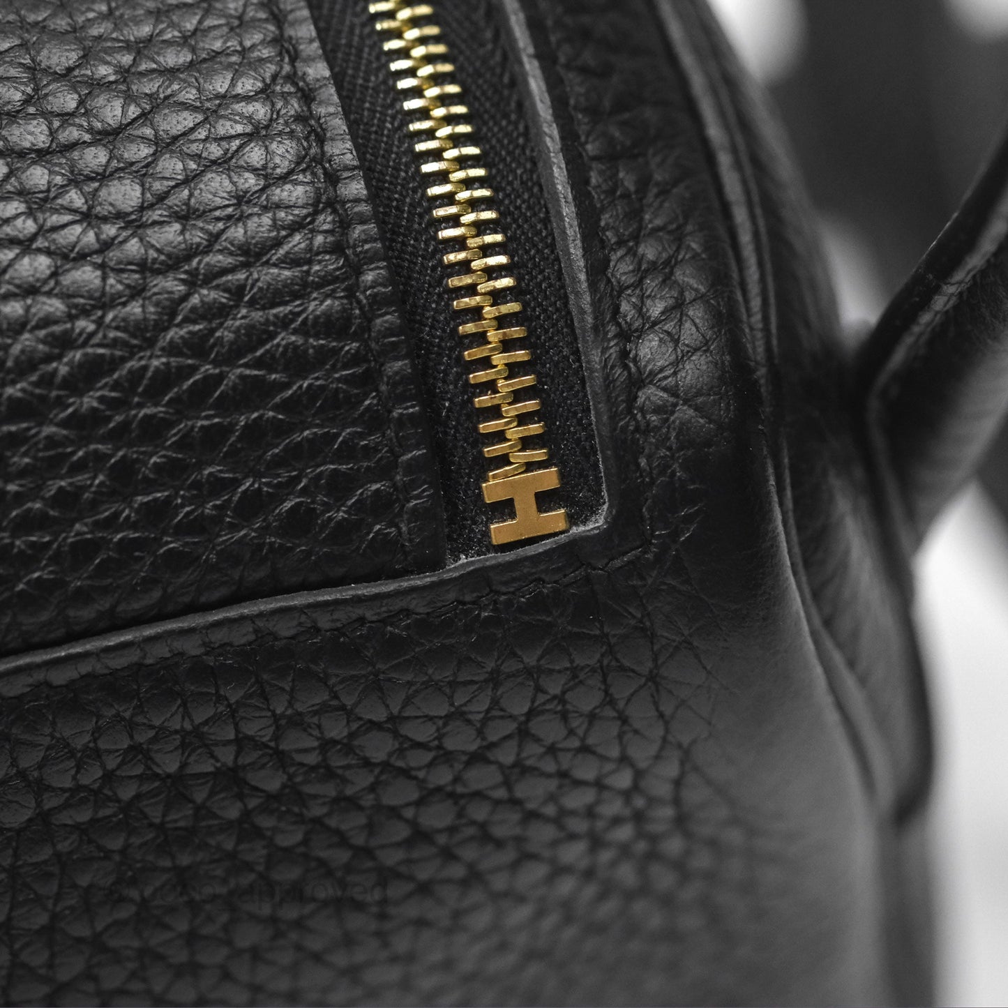 Hermès Mini Lindy 20 Noir 89 Clemence Gold Hardware