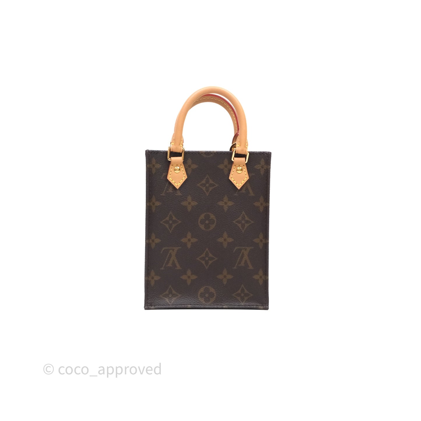 Louis Vuitton Petit Sac Plat Bag Monogram Canvas