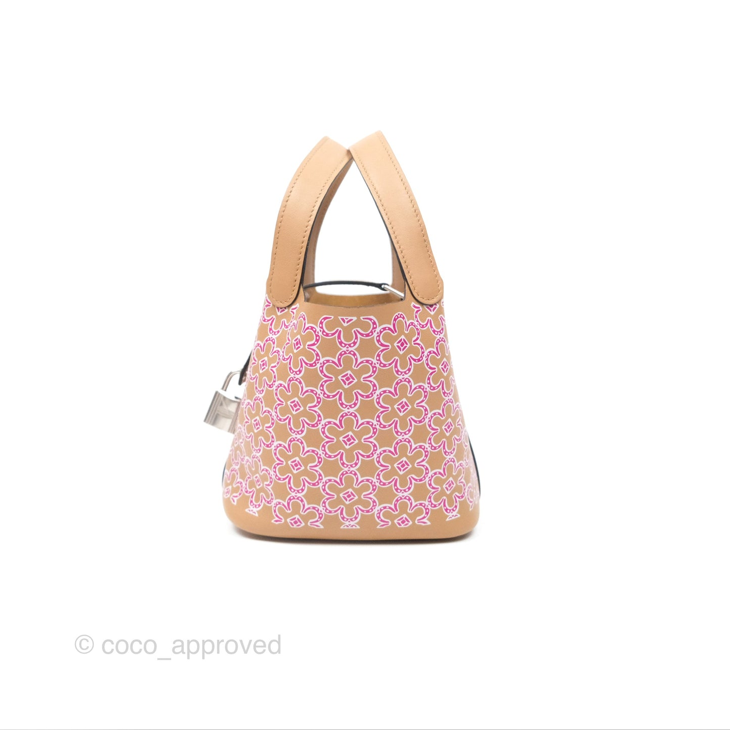 Hermes Micro Picotin 14 Lucky Daisy Chai 0M/Rose 5T Swift Palladium Hardware