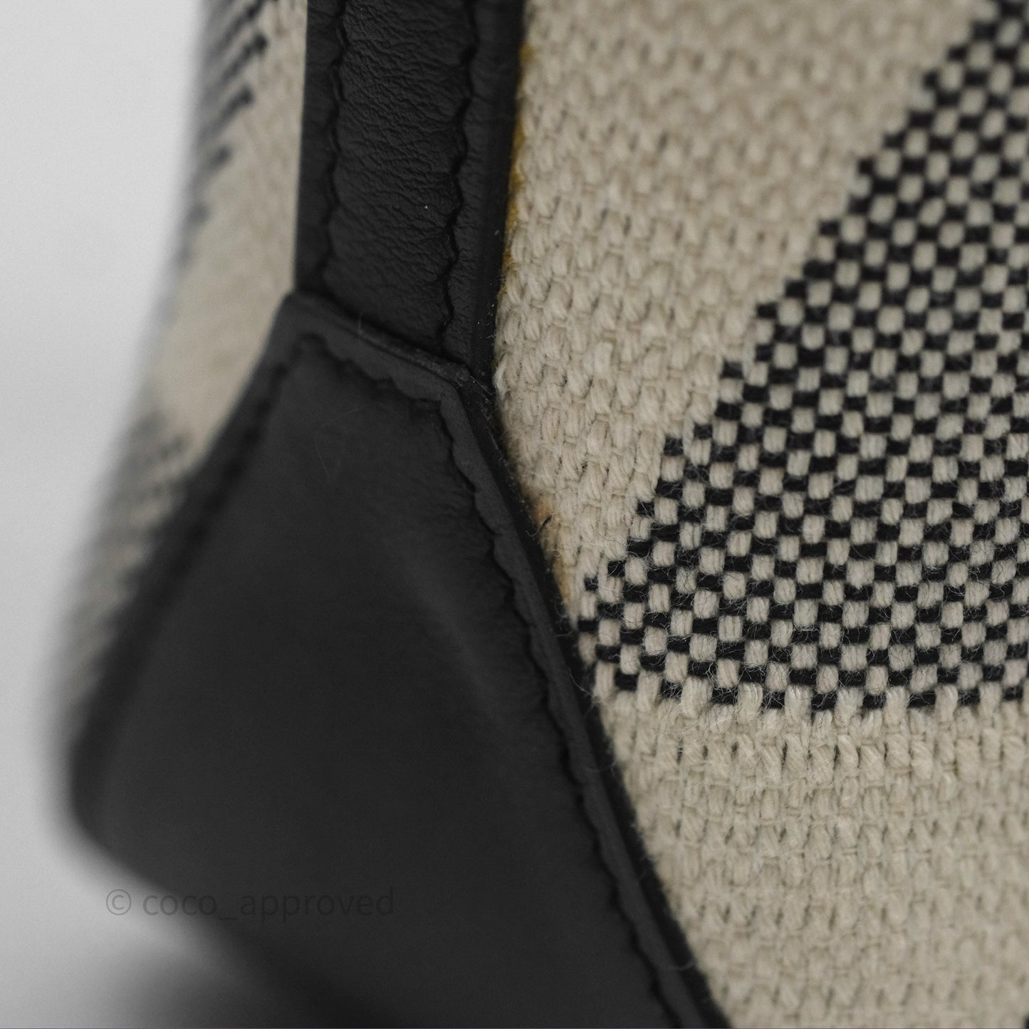 Hermès Cabas H En Biais 27 Noir 89 Swift/Canvas