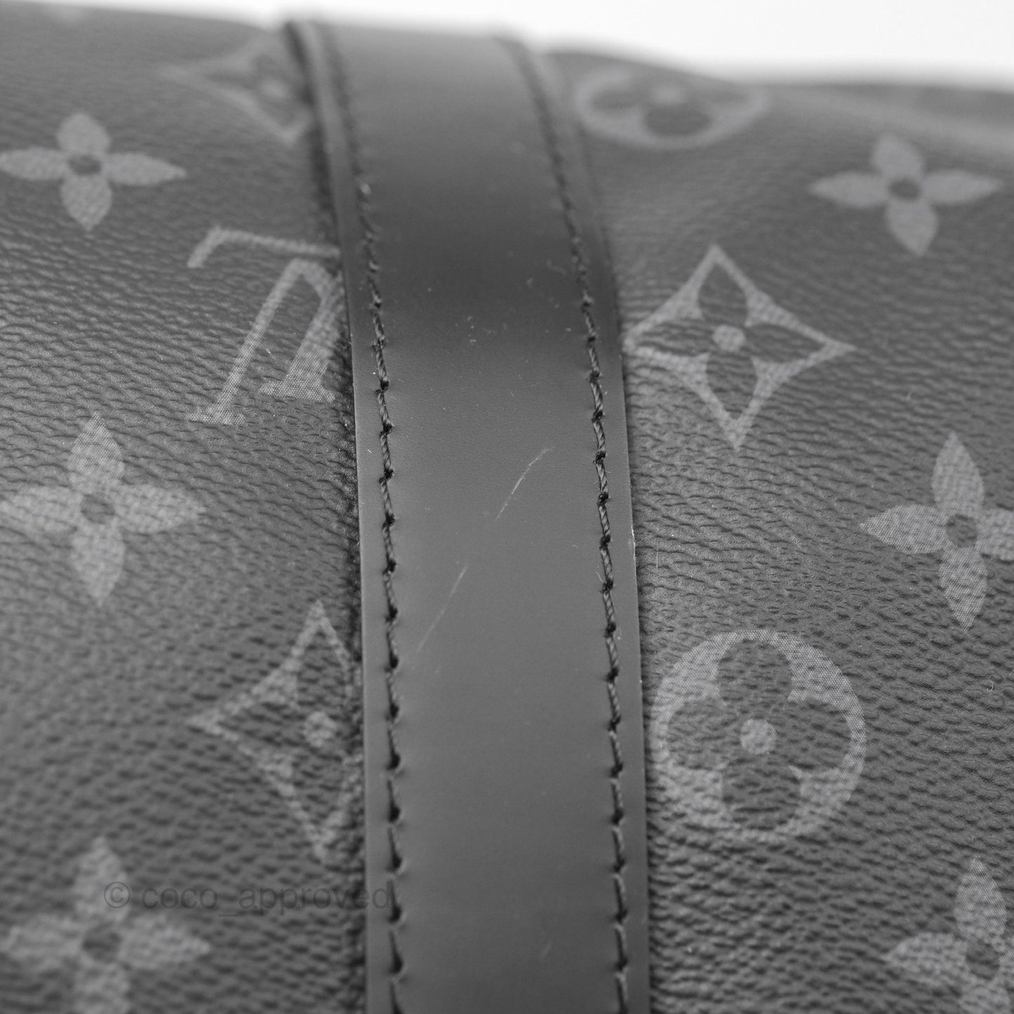 Louis Vuitton Keepall Bandoulière 45 Duffle Bag Monogram Eclipse Canvas