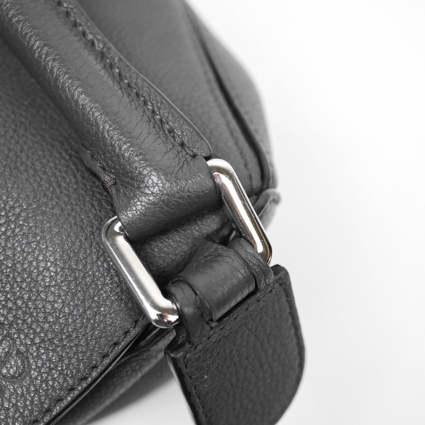 Loewe Small Puzzle Grey Calfskin Edge Bag