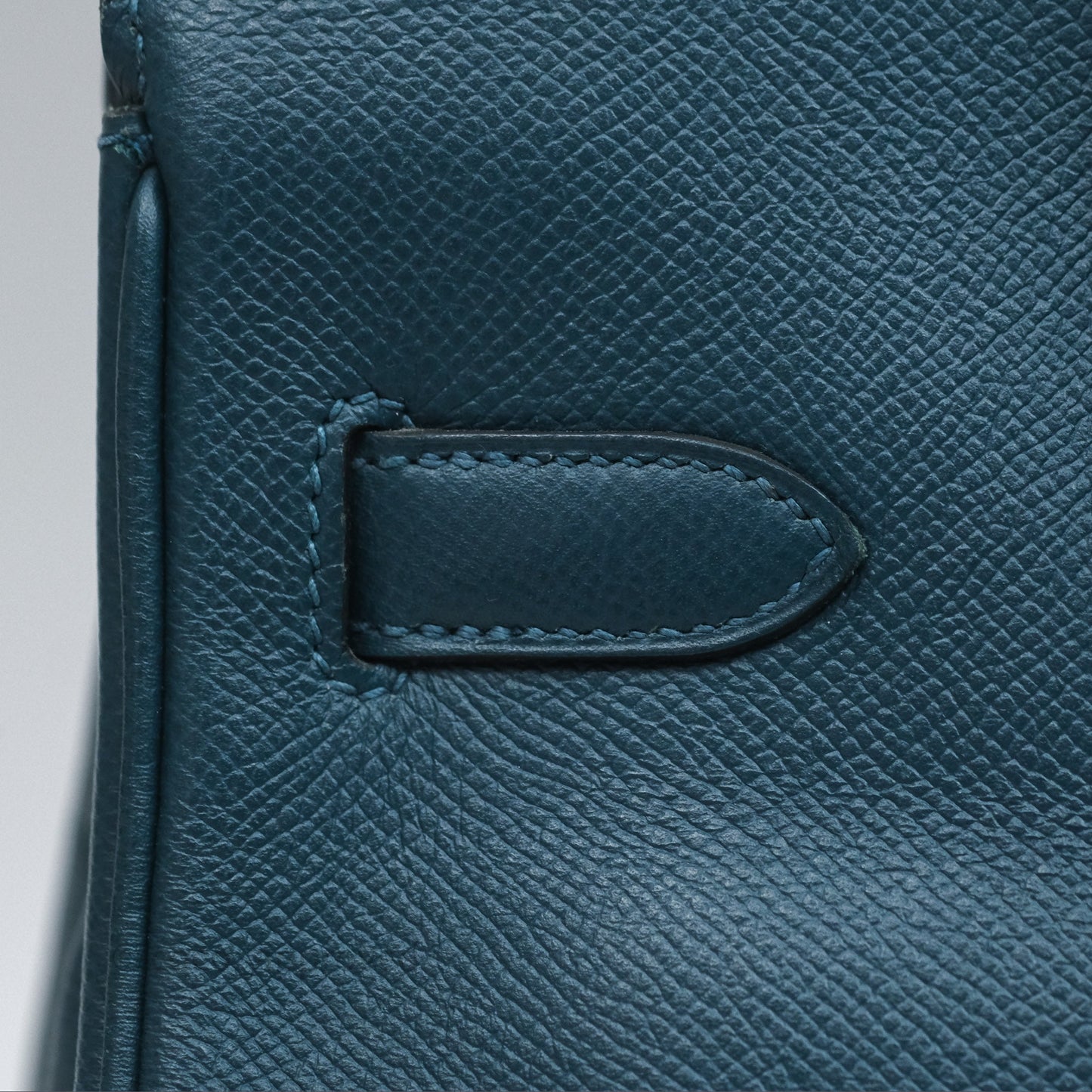 Hermès Birkin 30 Retourne Bleu de Prusse 7P Epsom Gold Hardware