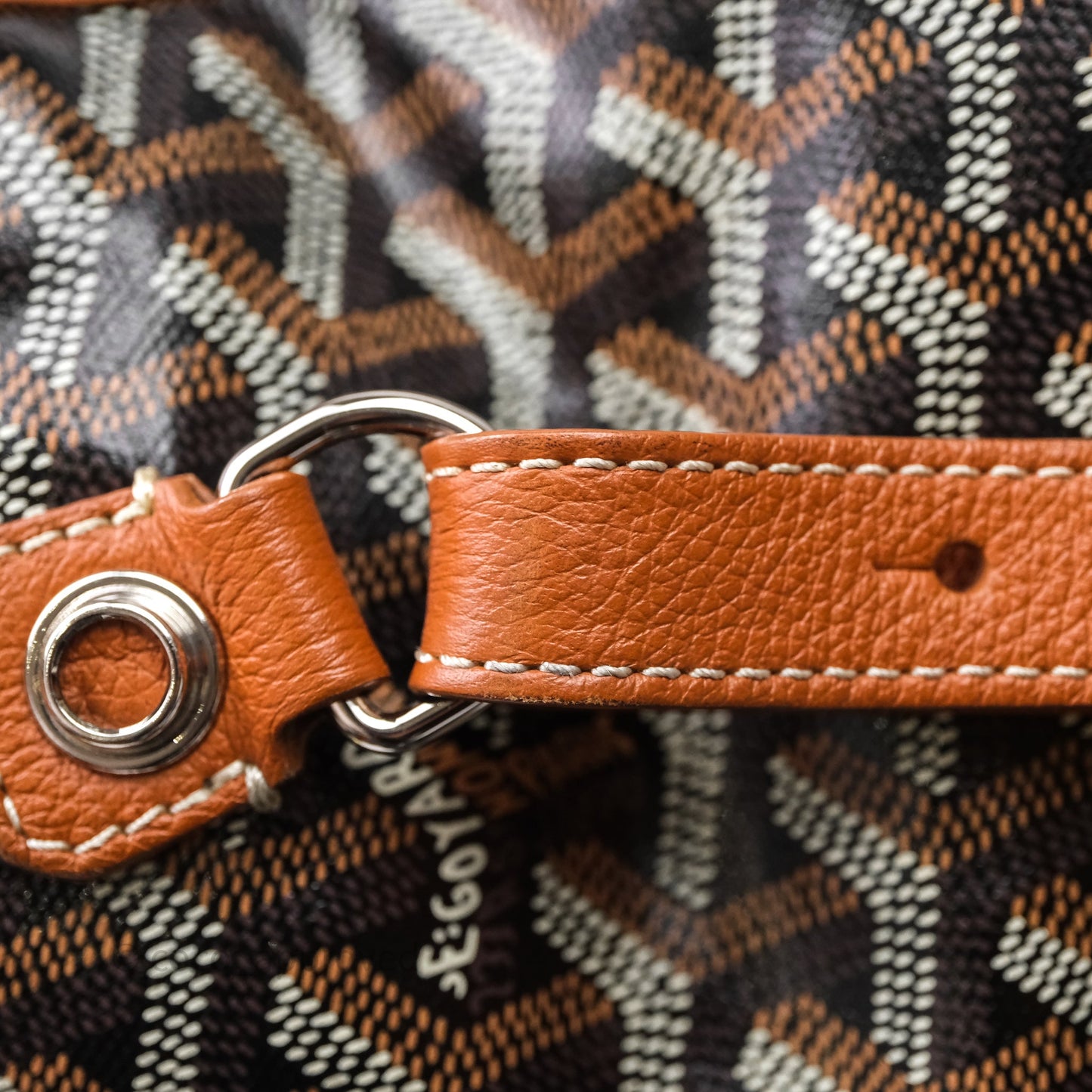 Goyard Saint Léger Backpack Black/ Tan