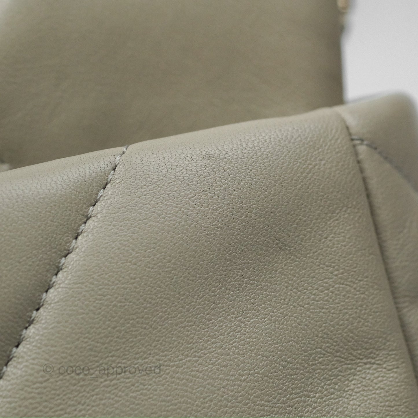 Chanel 19 Small Sage Green Mixed Hardware