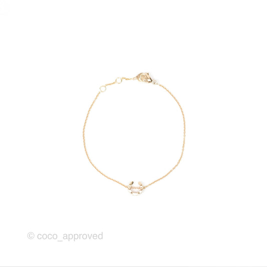 Chanel Coco Crush Bracelet 18K Beige Gold Hardware