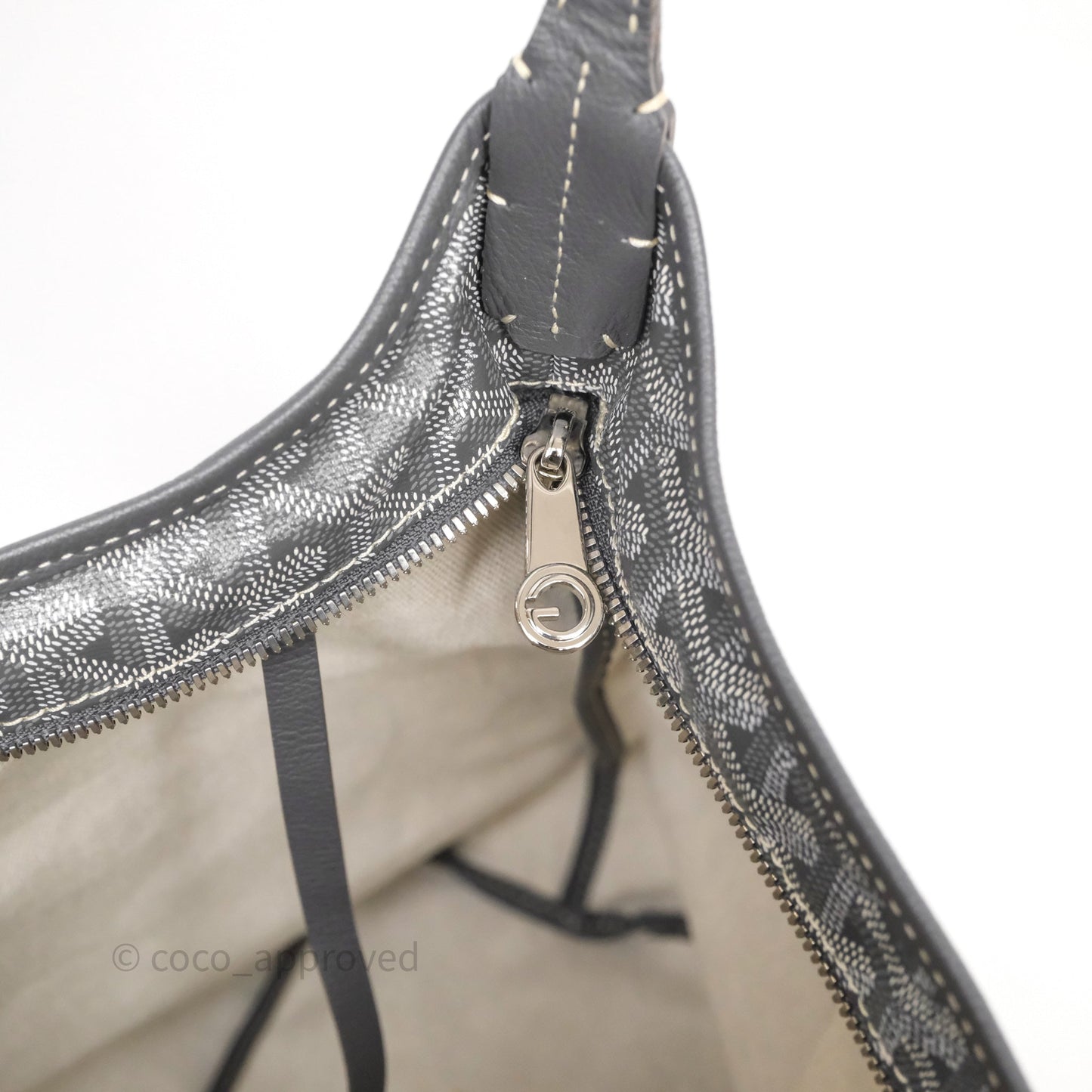 Goyard Bohème Hobo Bag Grey Goyardine Canvas