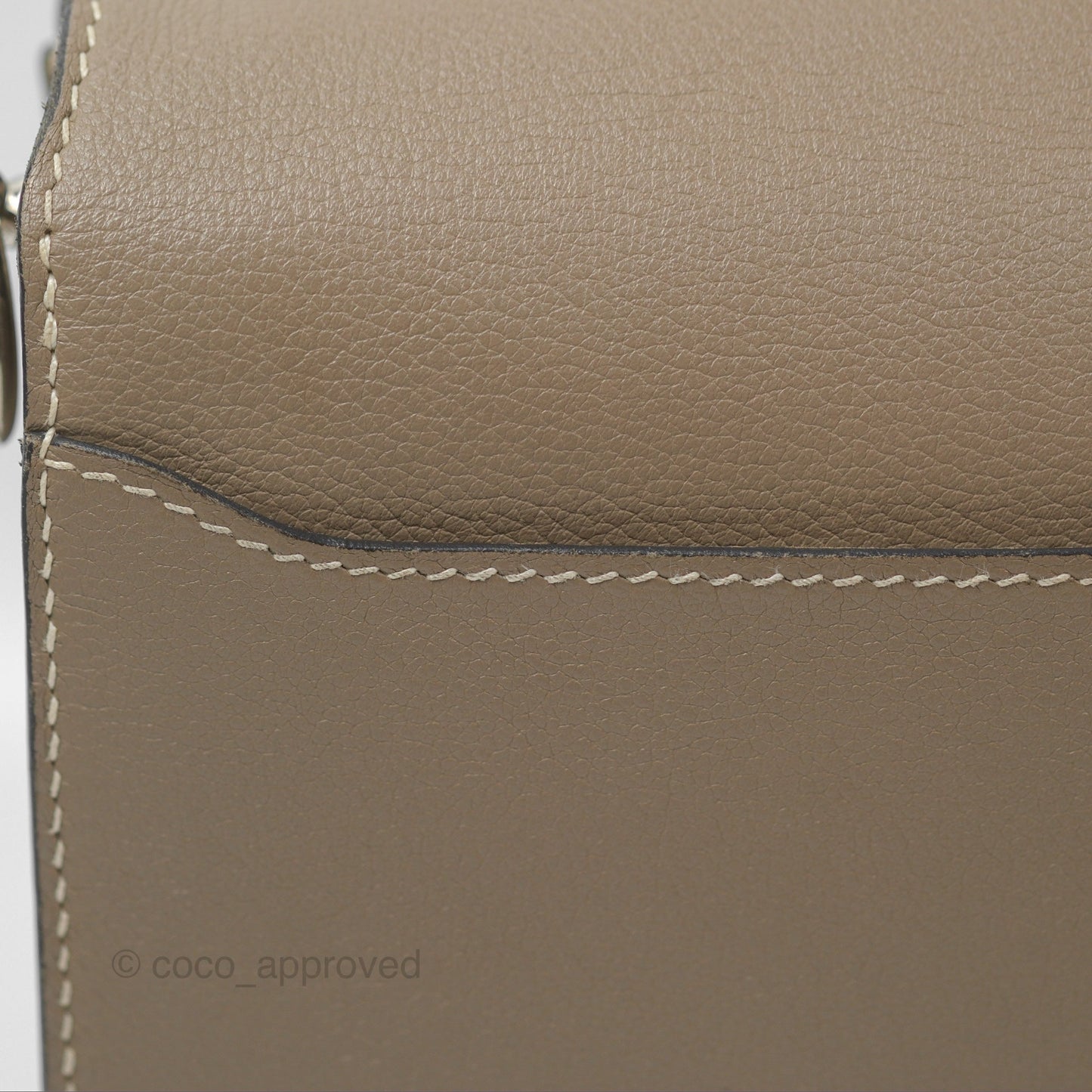 Hermès Roulis 23 Etoupe Evercolor Palladium Hardware
