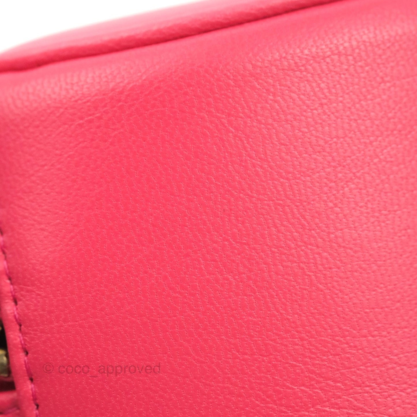 Chanel 19 Round Clutch With Chain Dark Pink Mixed Hardware