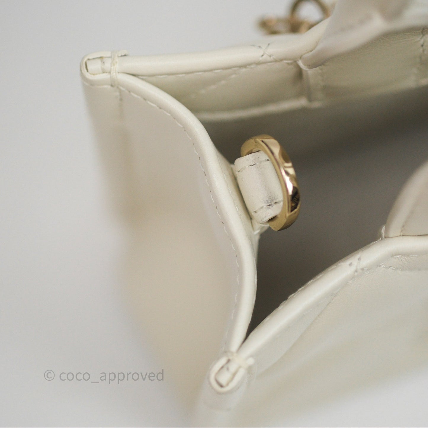 Christian Dior Mini Dior Book Tote Latte Macrocannage Calfskin Gold Hardware