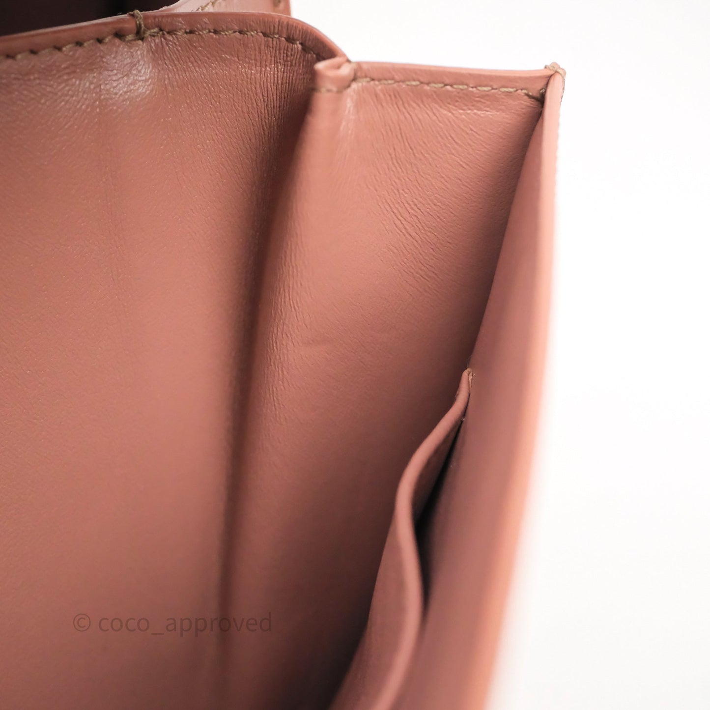 Celine Rose Box Medium Calfskin Bag Gold Hardware
