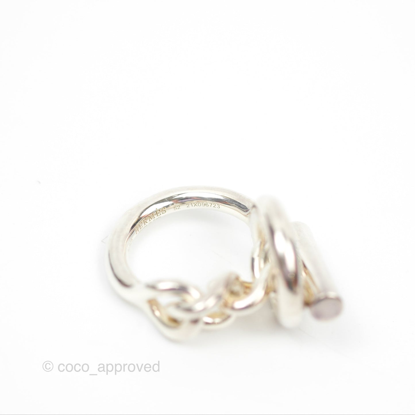 Hermès Echappee Ring GM Sterling Silver
