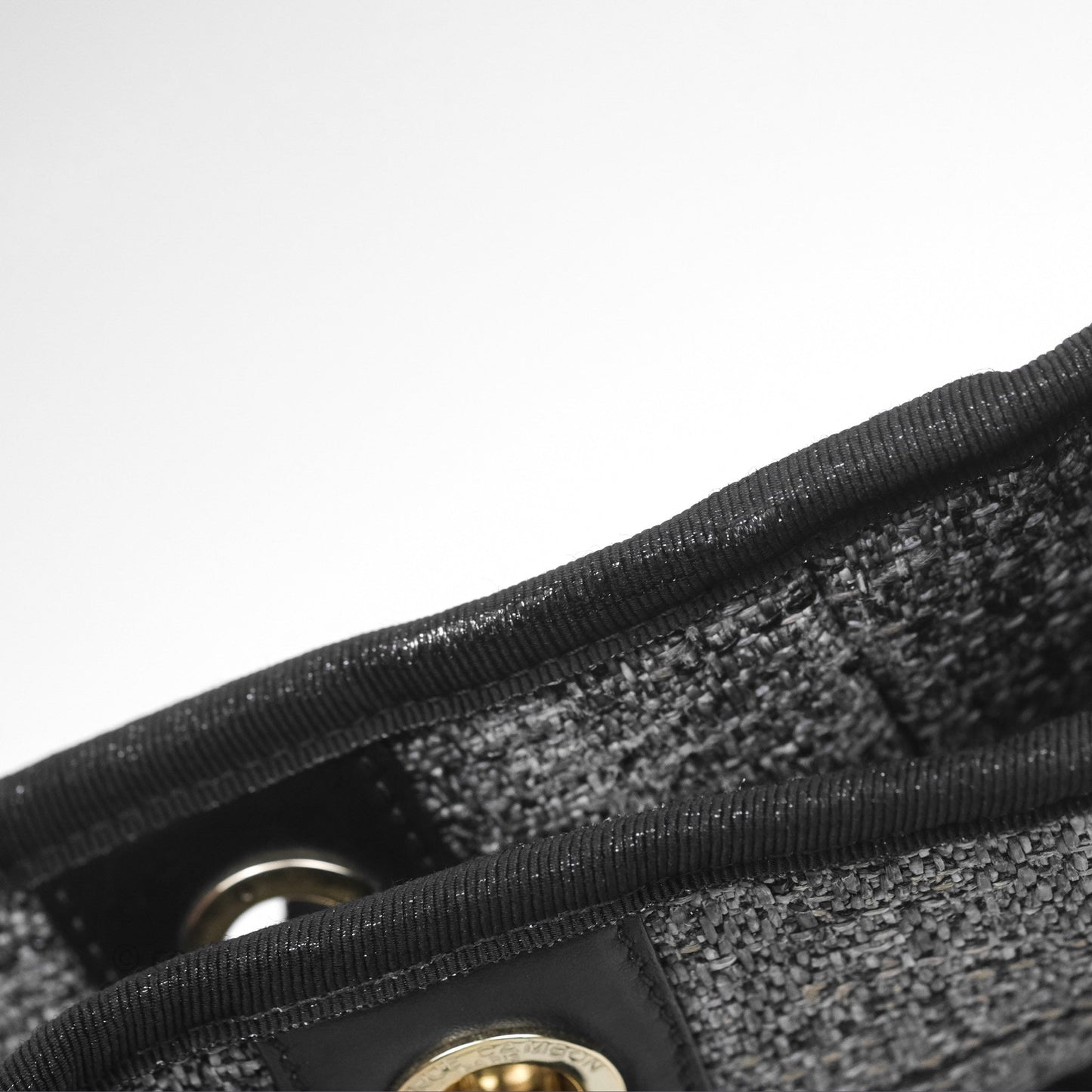 Chanel Medium Deauville Charcoal Grey Canvas