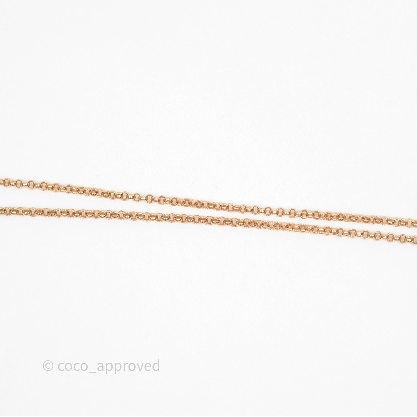 Hermès Kelly Clochette Necklace Small Model Rose Gold