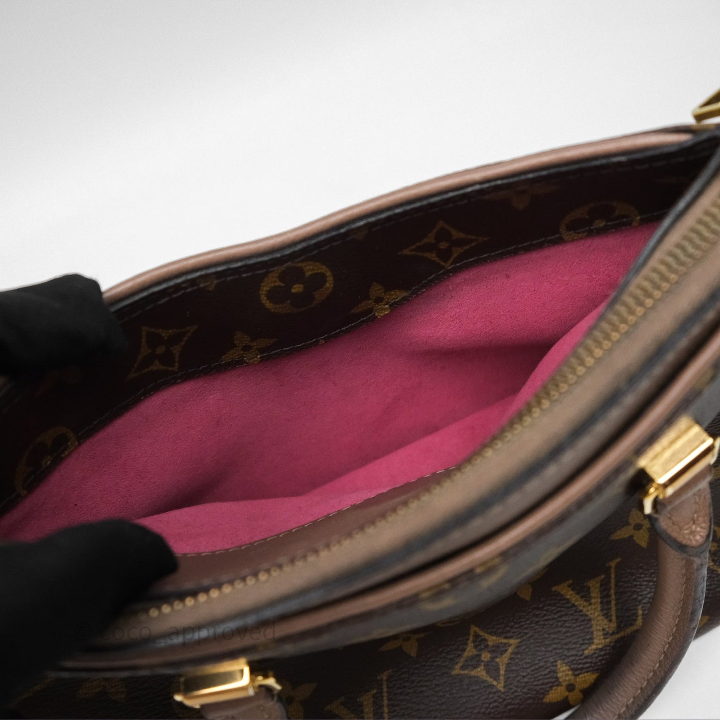 Louis Vuitton Pallas BB Monogram Full Taupe Glace