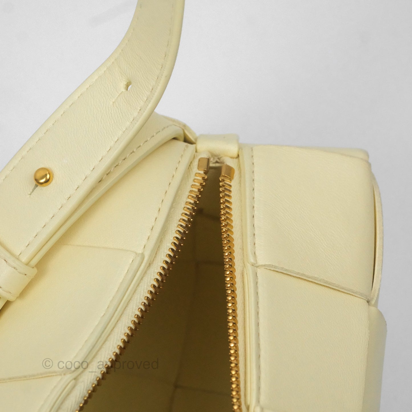 Bottega Veneta Small Brick Cassette Camomile