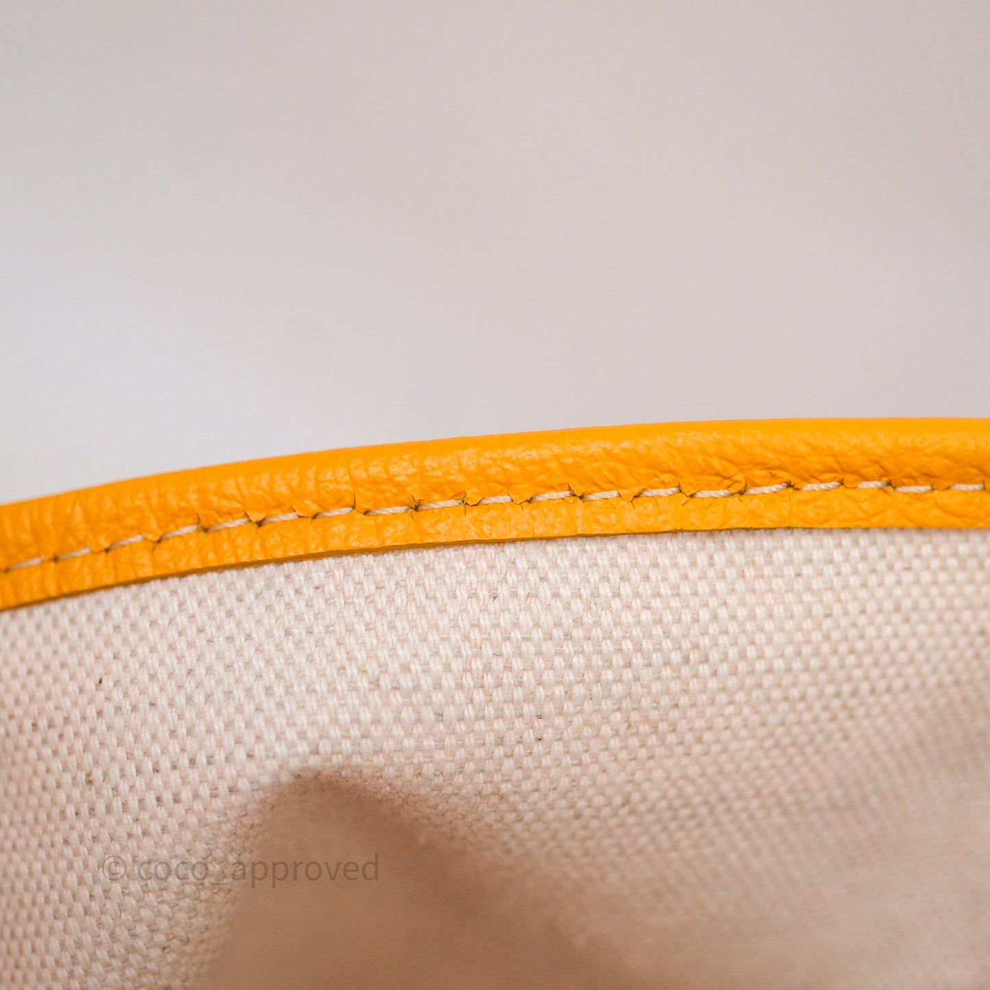 Goyard St. Louis GM Yellow Goyardine Canvas