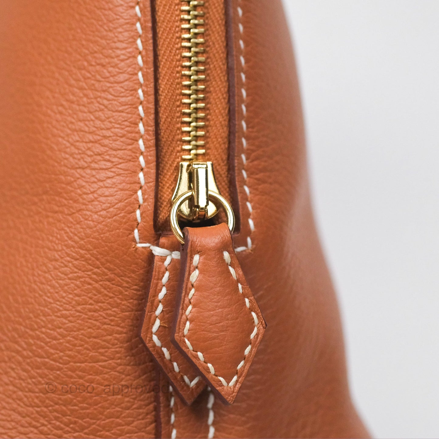 Hermès Bolide Mini 1923 Gold Evercolor Gold Hardware