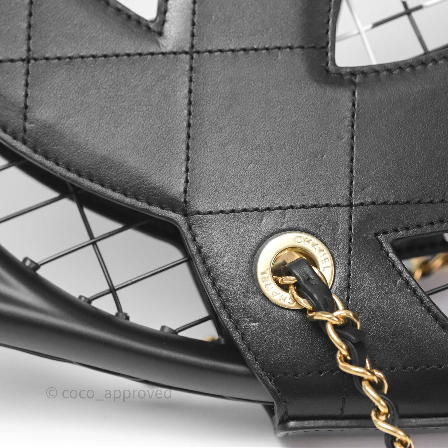 Chanel Tennis Racket with Black CC Case