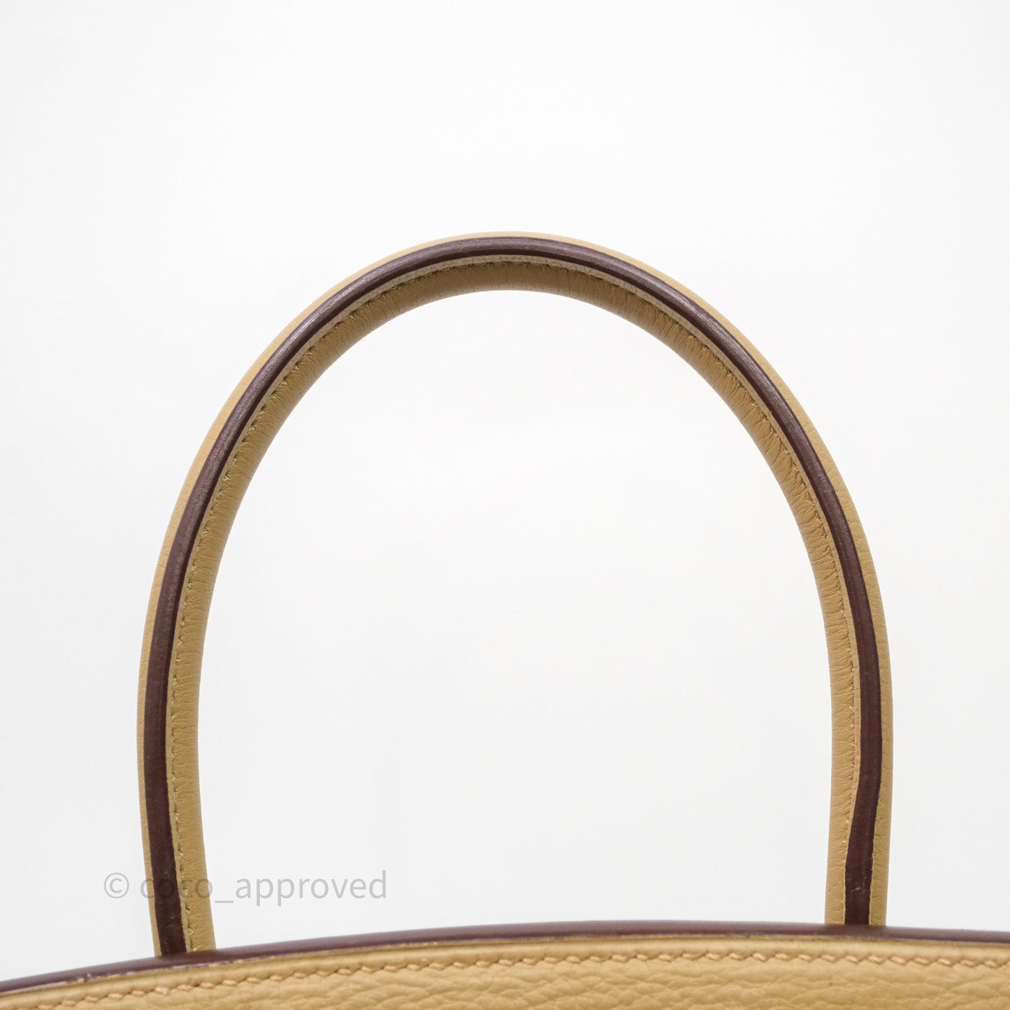 Hermès Birkin 30 Tabac-Camel 24 Togo Palladium Hardware