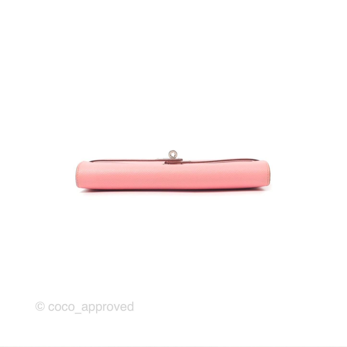 Hermès Kelly Wallet Rose Confetti Epsom Palladium Hardware