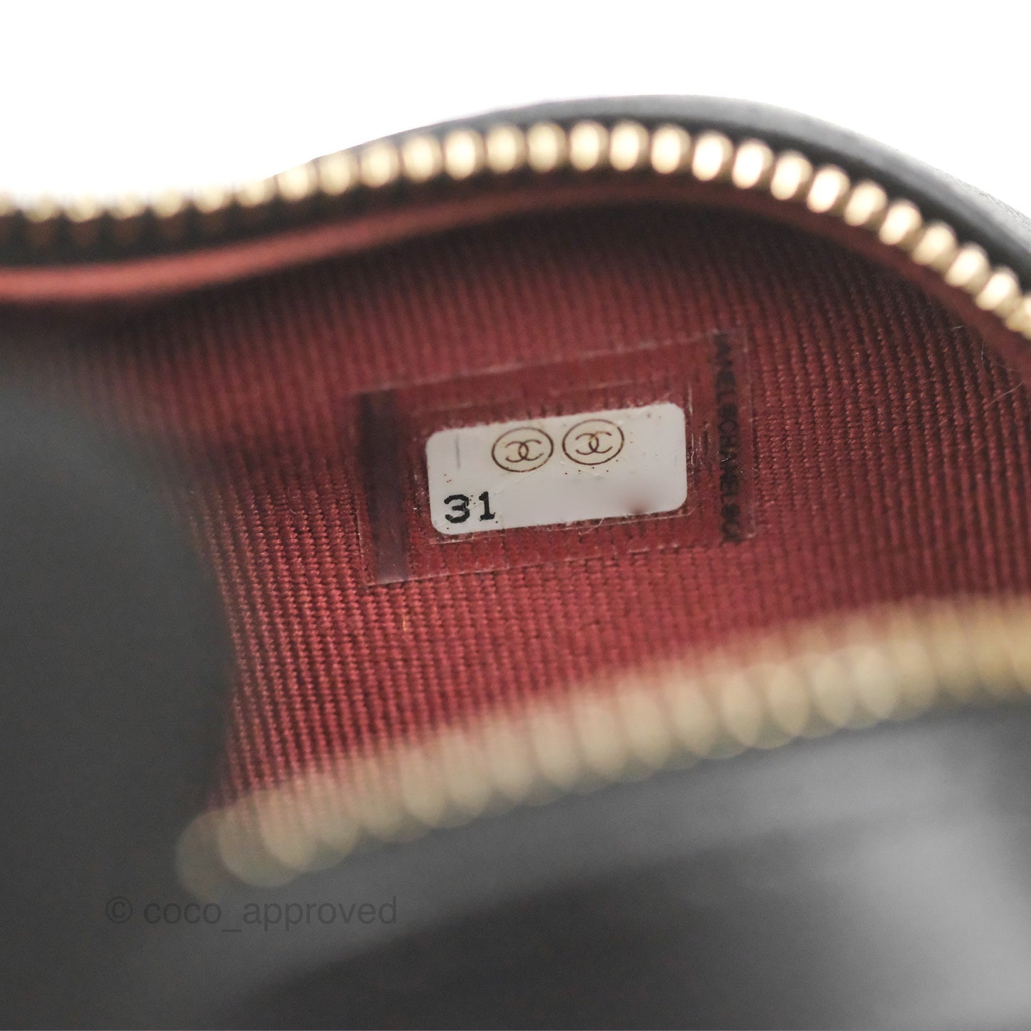 Chanel Small Heart Bag Black Lambskin Gold Hardware 22S