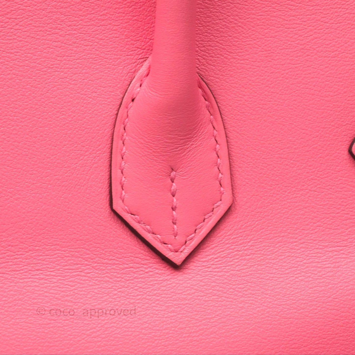 Hermès Birkin 25 Retourne Rose Azalee 8W Swift Palladium Hardware