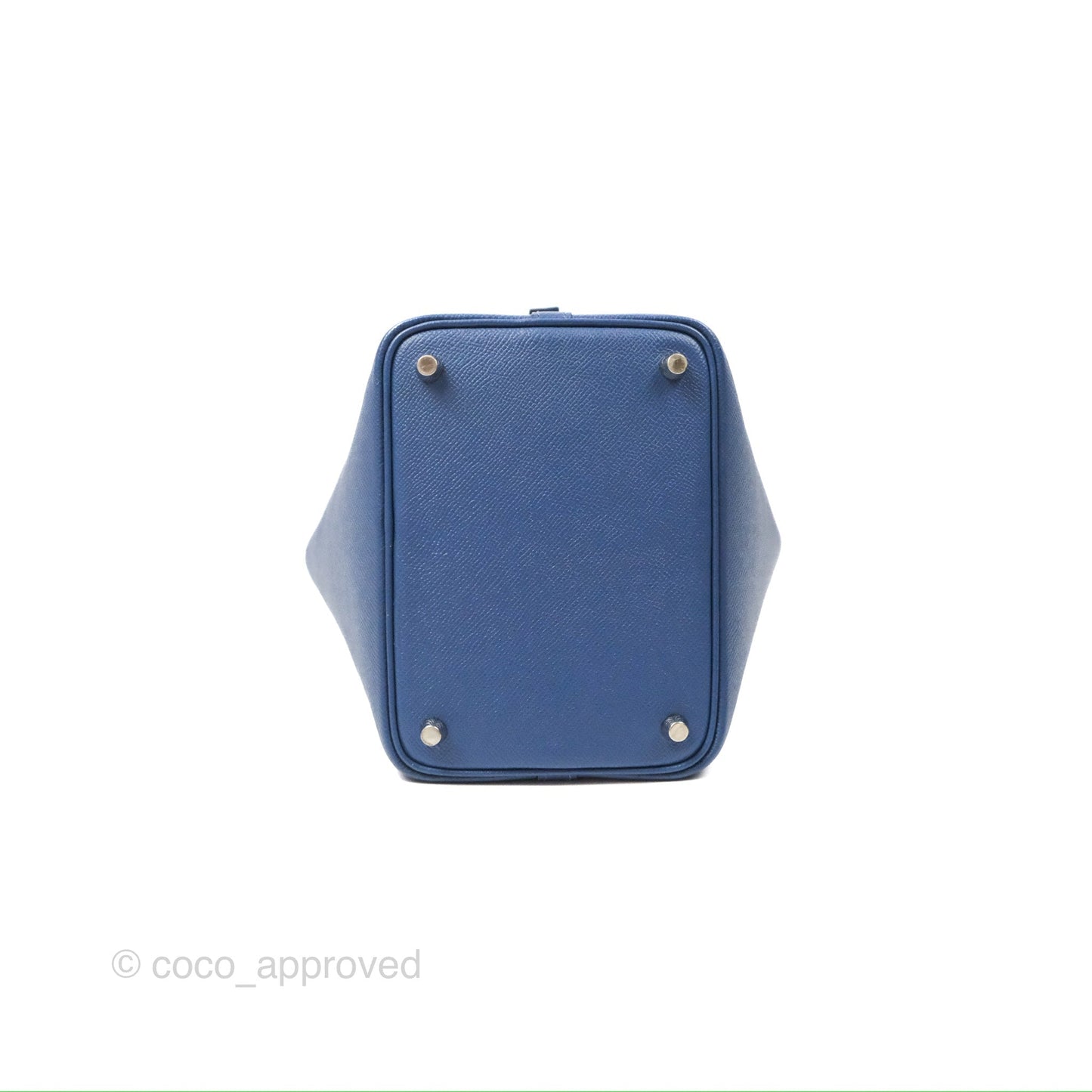 Hermès Tressage De Cuir Picotin Lock 18 Bleu Encre/Brique/Black Epsom Palladium Hardware