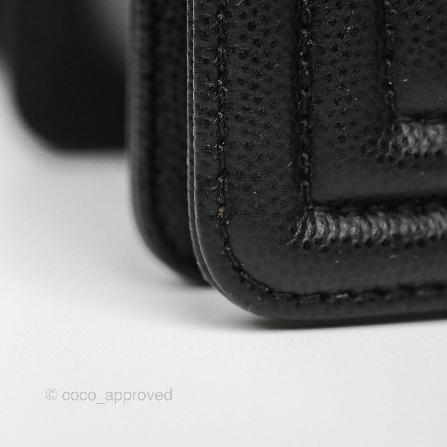 Chanel Medium Boy Quilted Black Caviar Ruthenium Hardware
