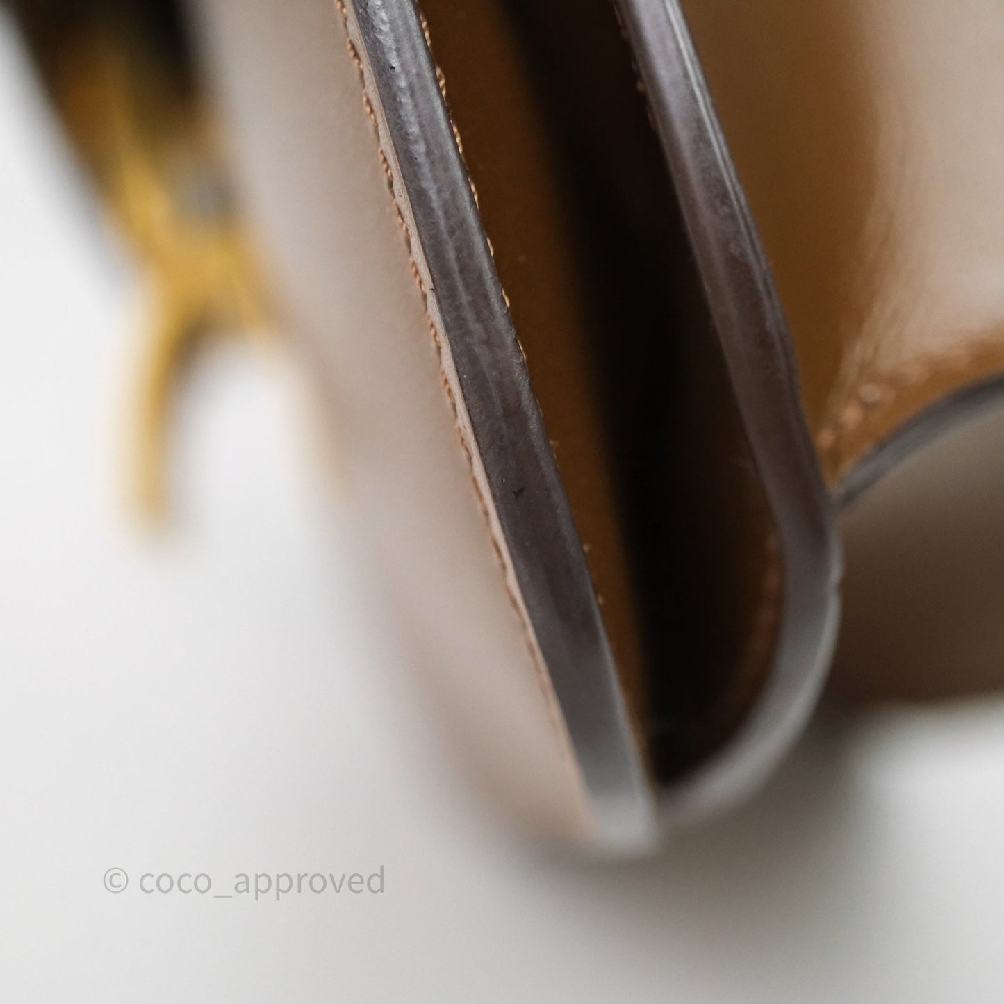Celine Medium Classic Box Flap Caramel Calfskin