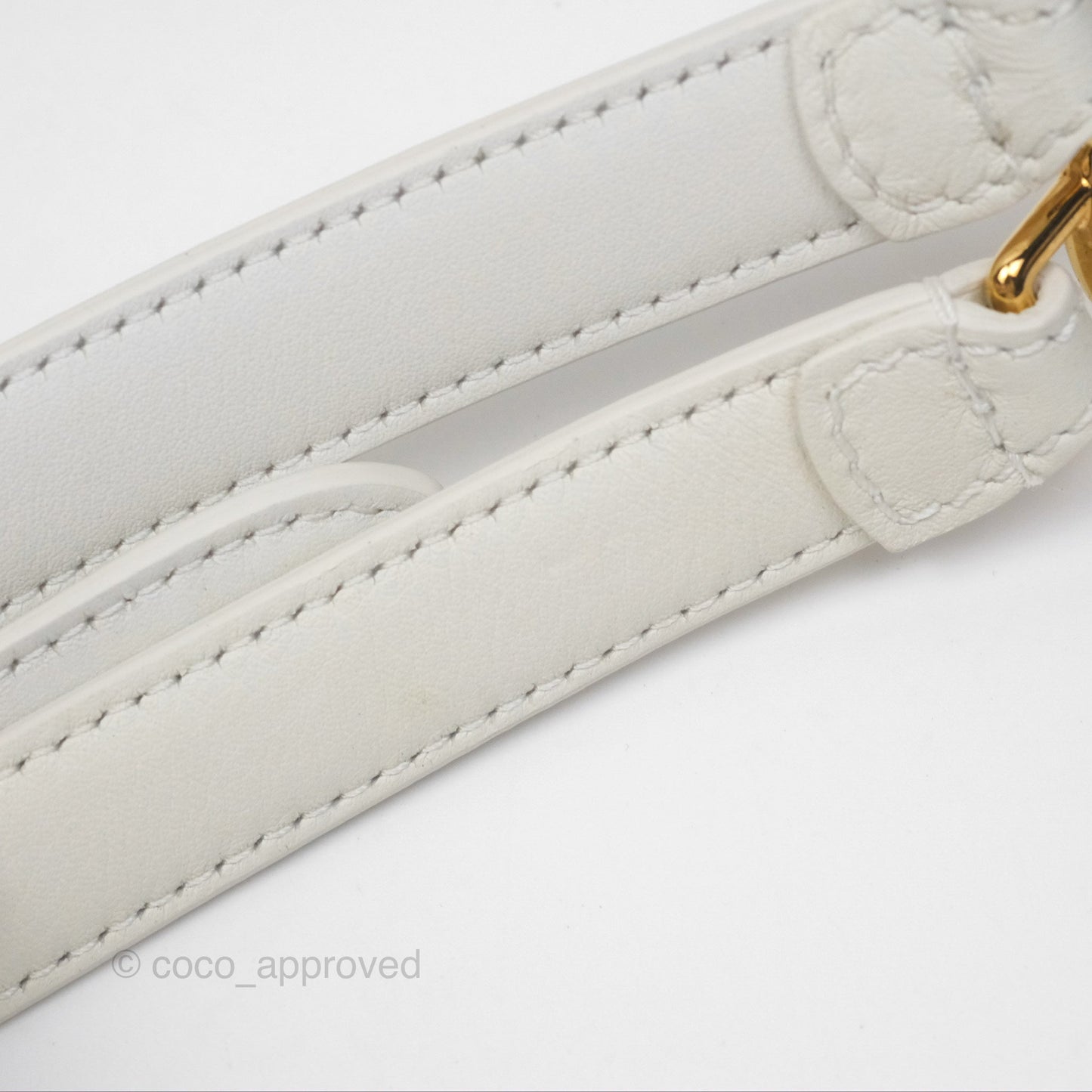 Fendi Peekaboo Medium Mink Fur White Gold Hardware