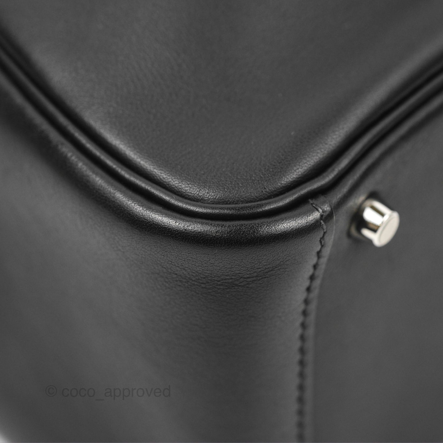 Hermès Mini Lindy 20 Back Swift Palladium Hardware