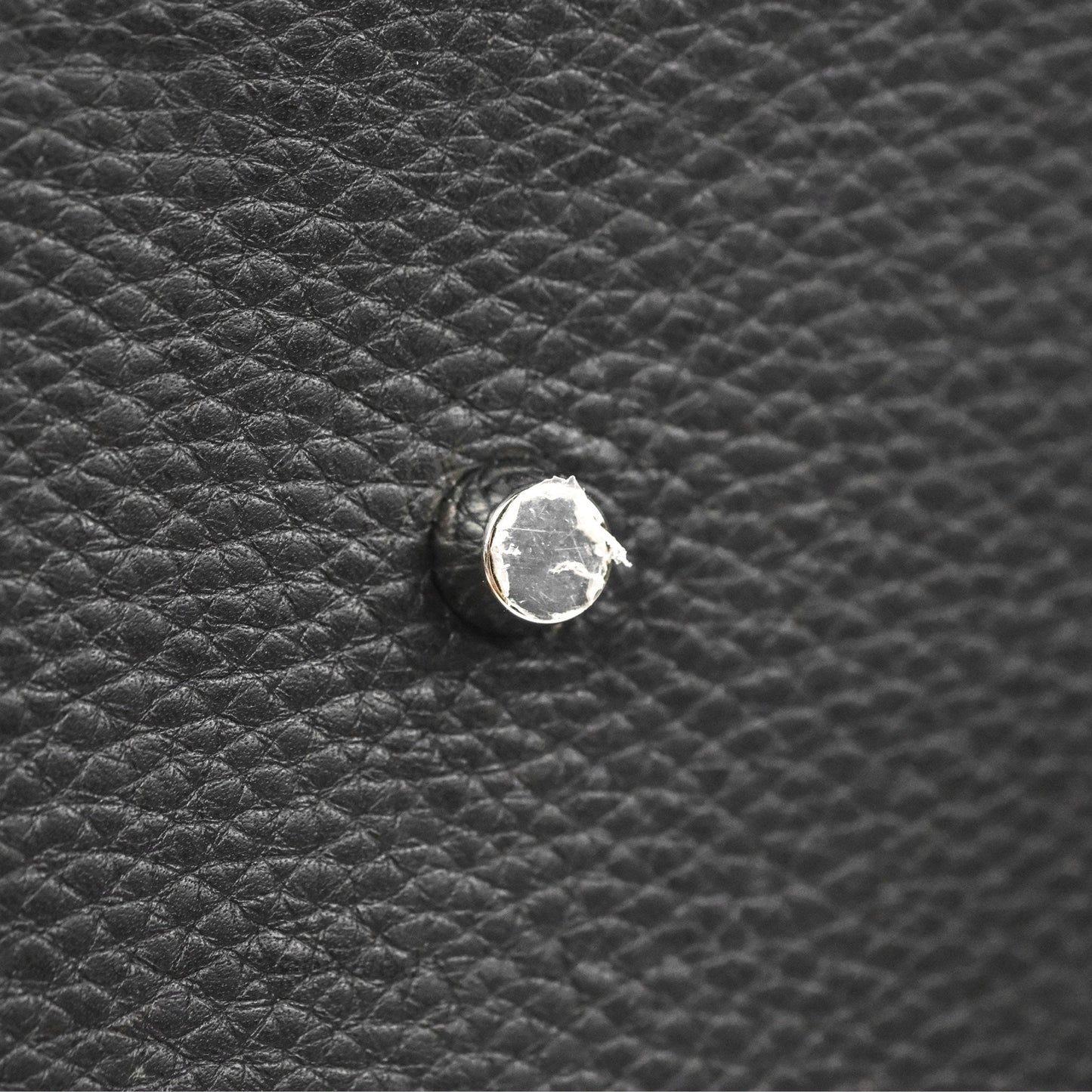 Hermès Lindy 26 Black Clemence Silver Hardware