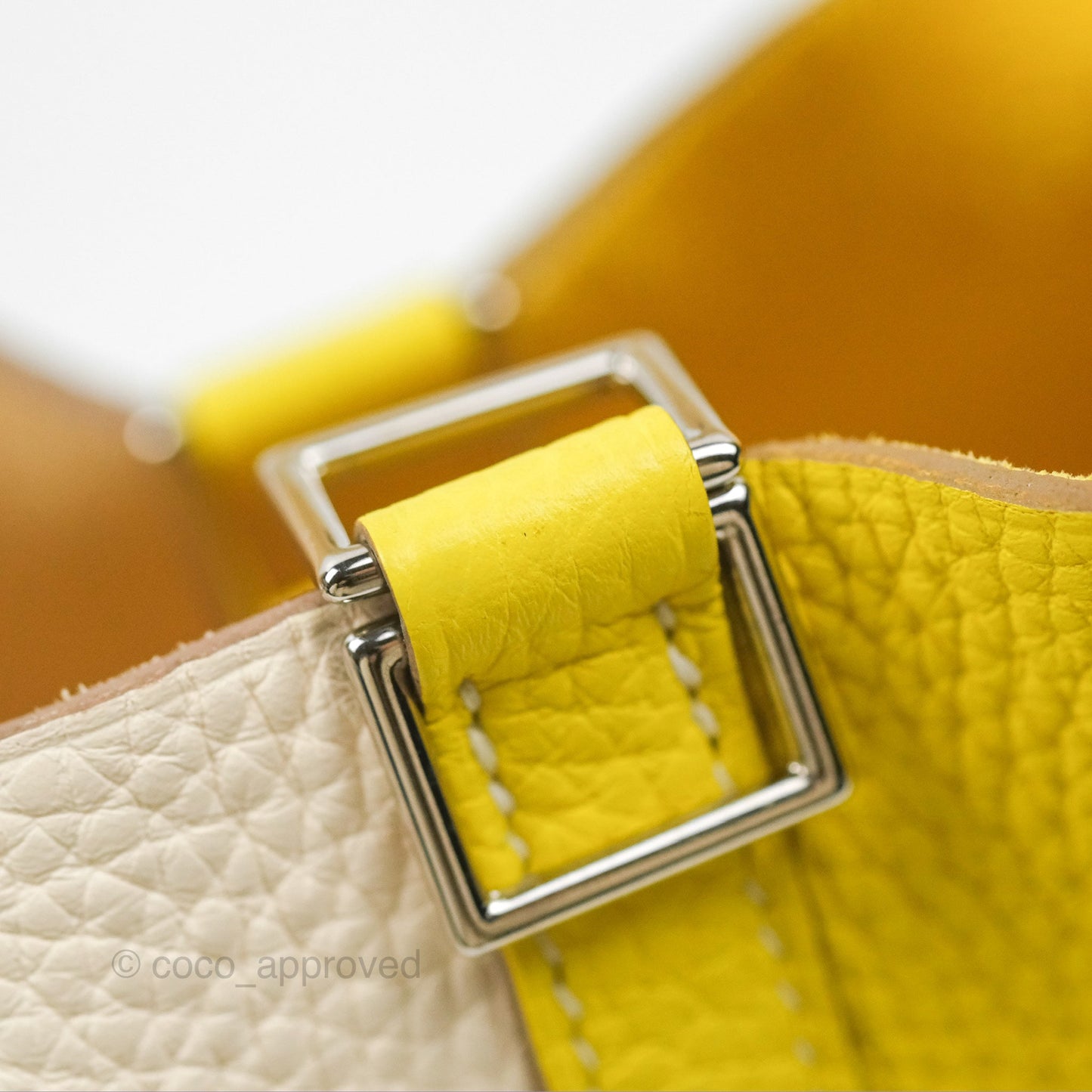 Hermes Picotin Lock 18 Lime 9R / Nata I2 Clemence Palladium Hardware