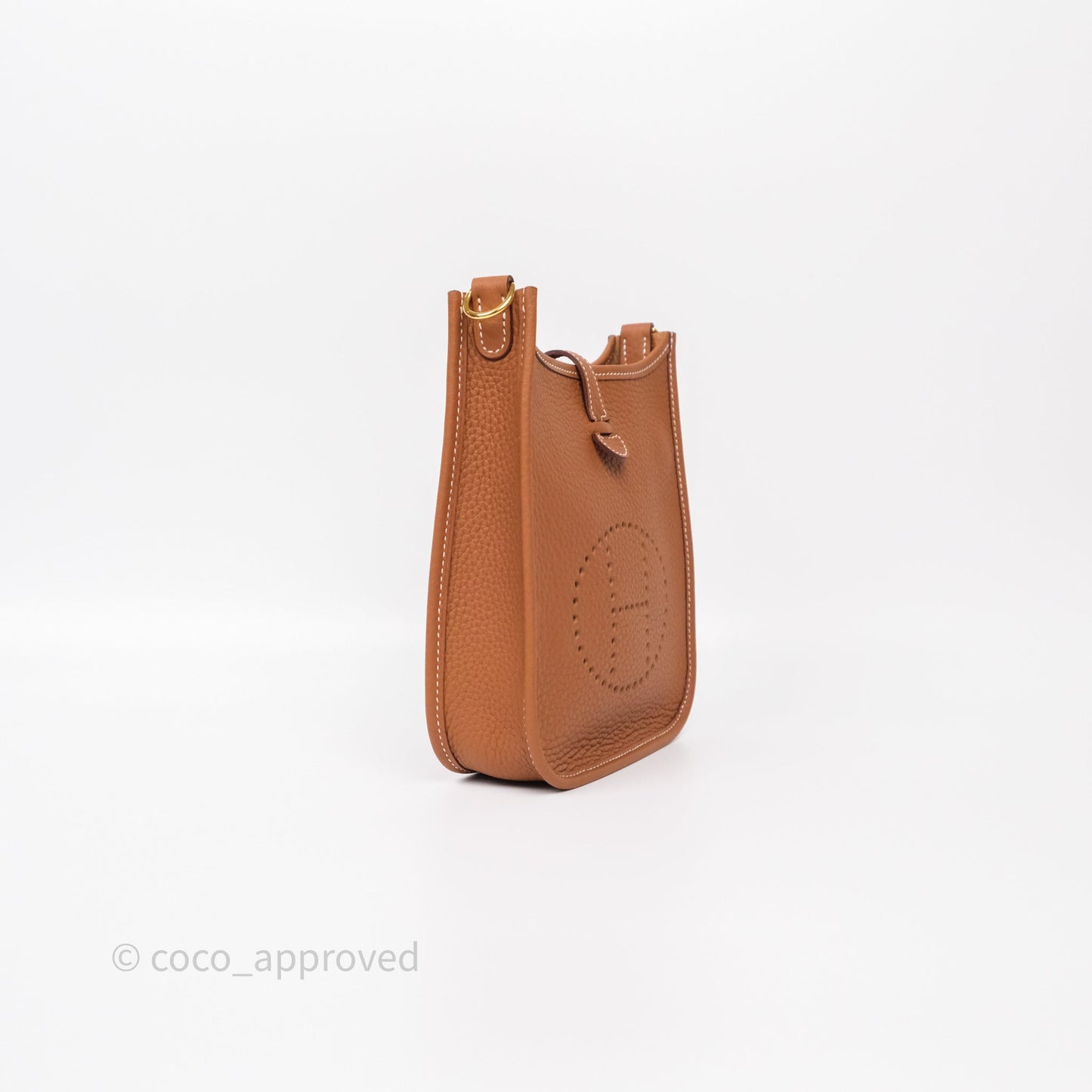 Hermès Mini Evelyne 16 Amazone Gold 37 Clemence Gold Hardware