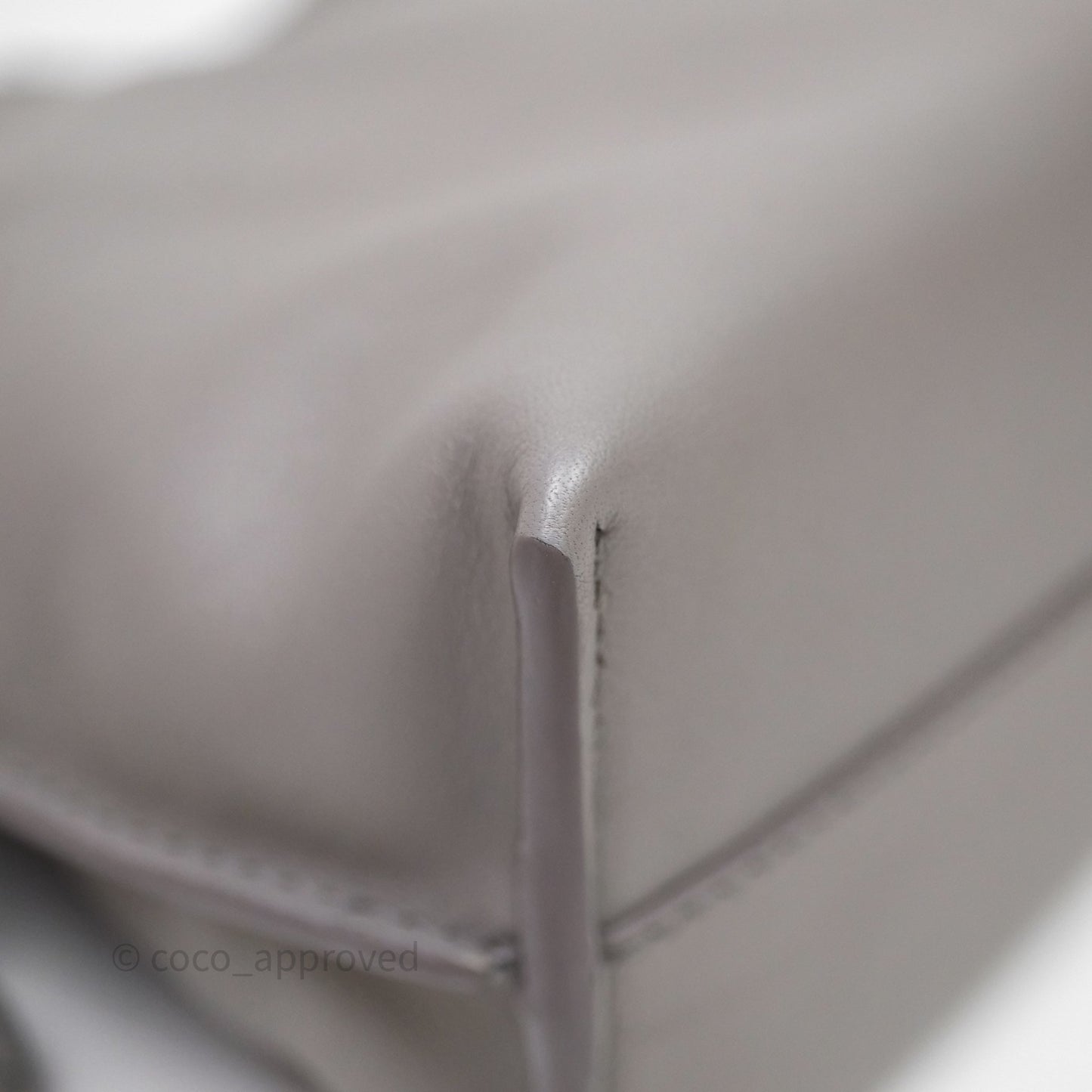 Loewe Mini Flamenco Clutch Nappa Calfskin Grey