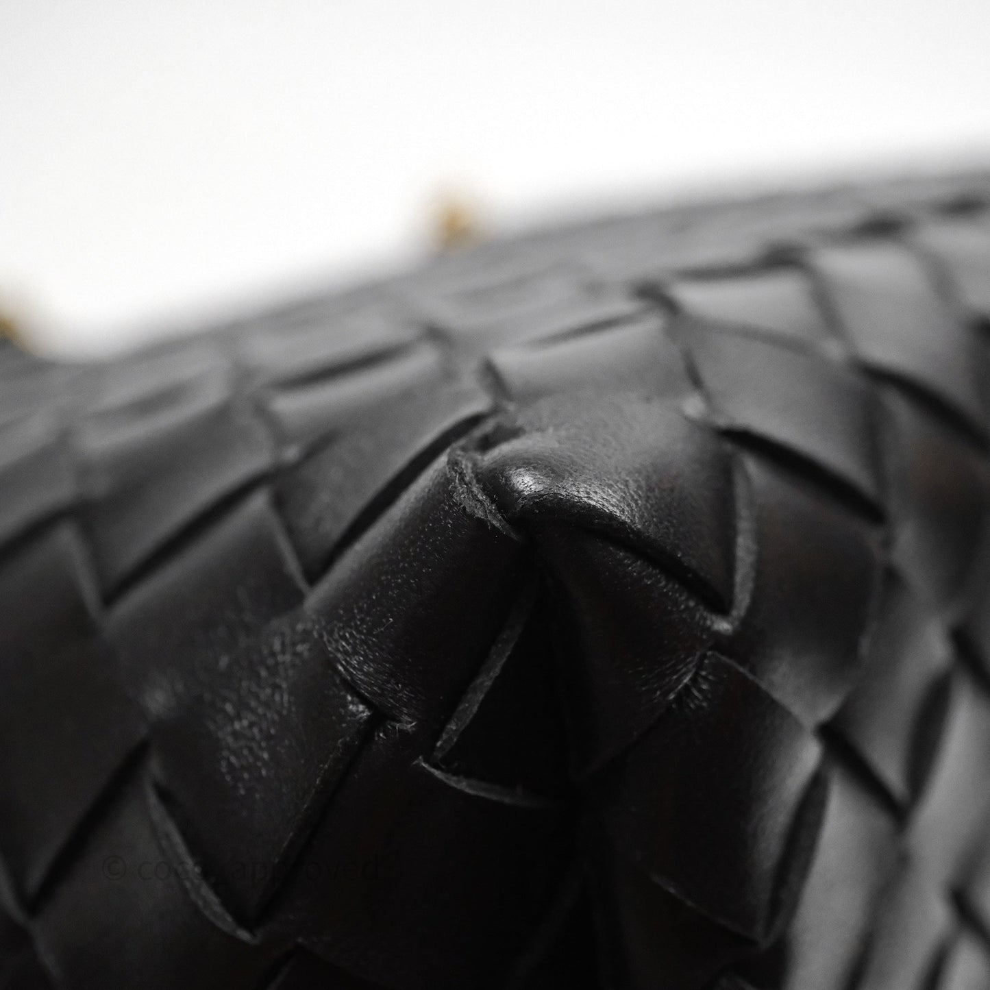Bottega Veneta Small Andiamo Bag Black Intrecciato Lambskin