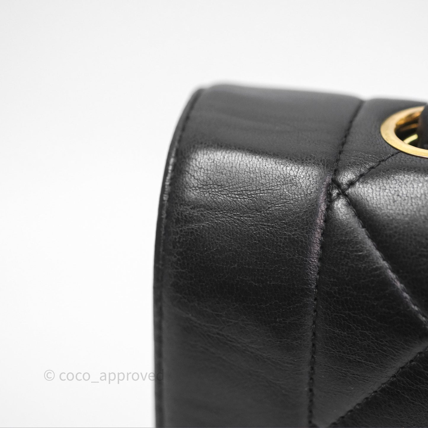 Chanel Vintage Quilted Small Classic Diana Flap Bag Black Lambskin 24K Gold Hardware