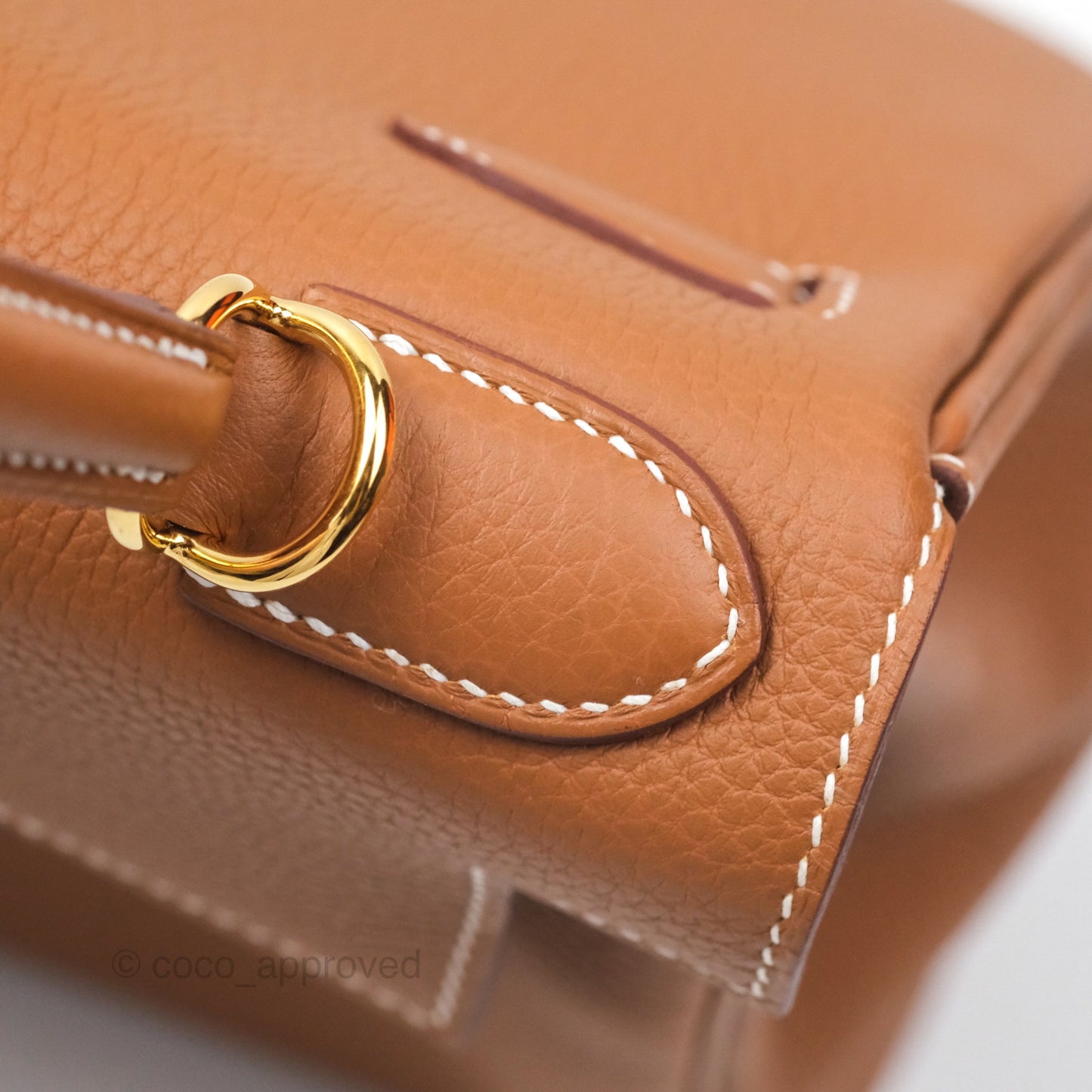 Hermès Kelly 28 Retourne Gold 37 Togo Gold Hardware