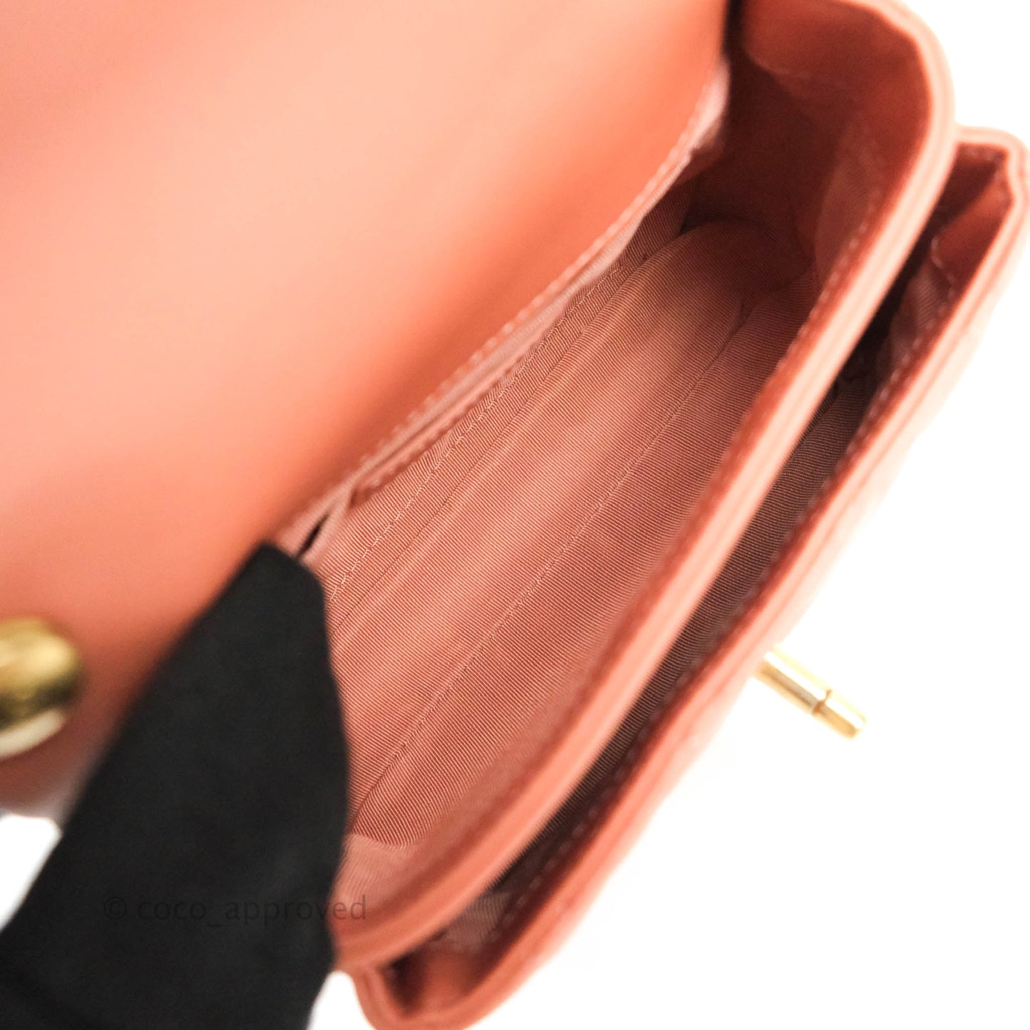 Chanel Day Trip Quilted Small Lambskin Pink Aged Gold Hardware